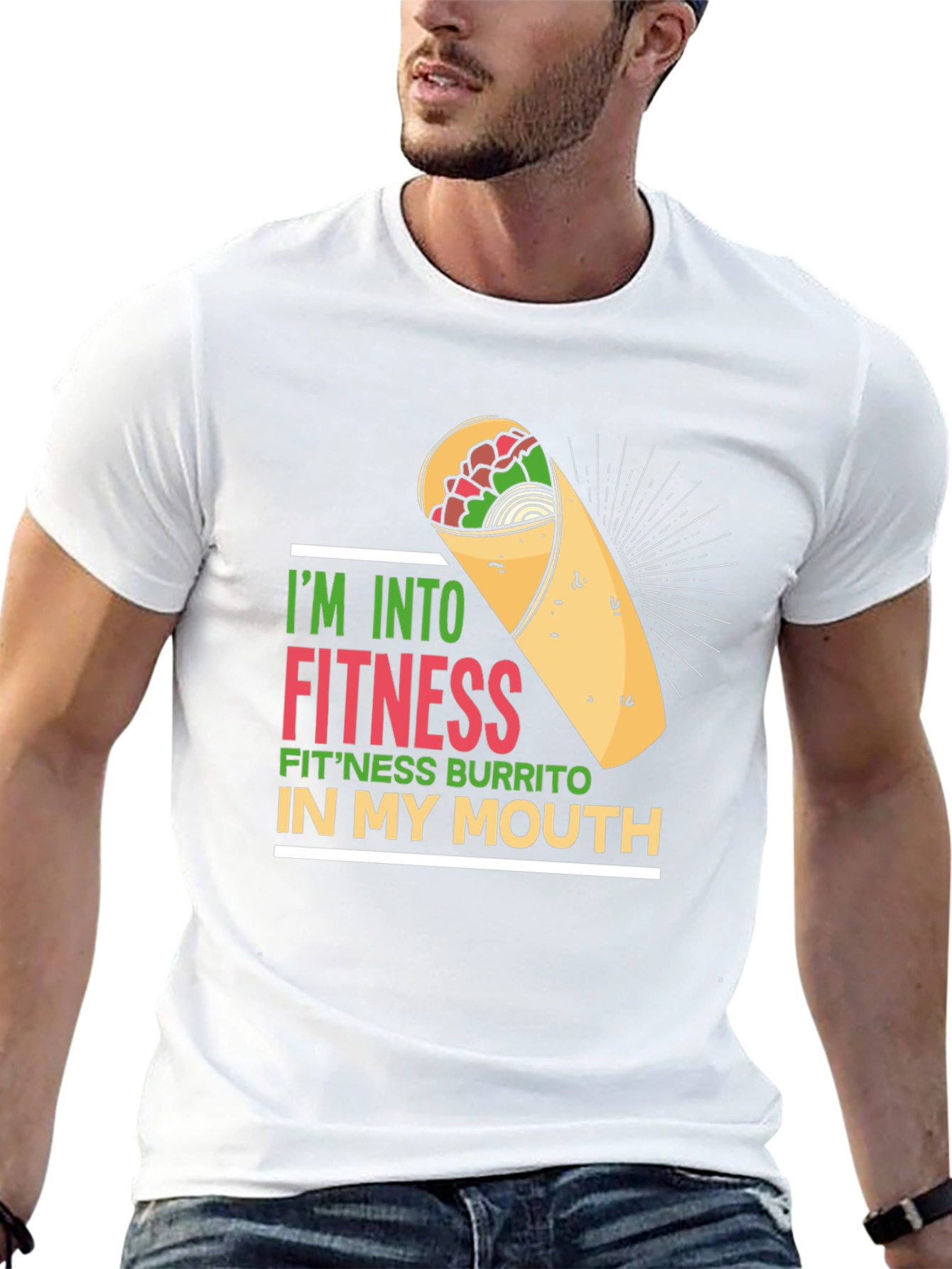 Im Into Fitness Burrito T-Shirt