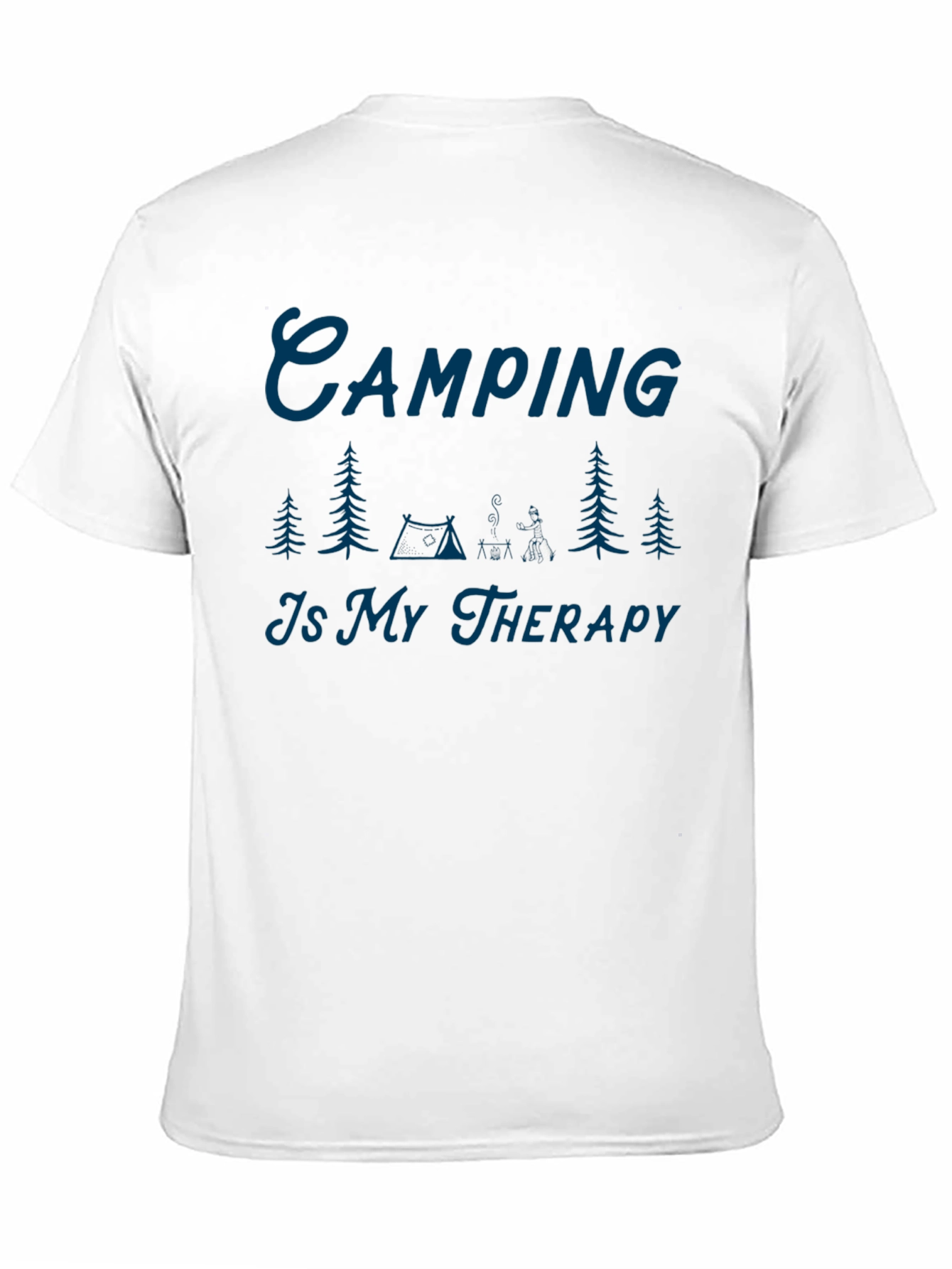 Camping Is My Therapy Graphic T-Shirt