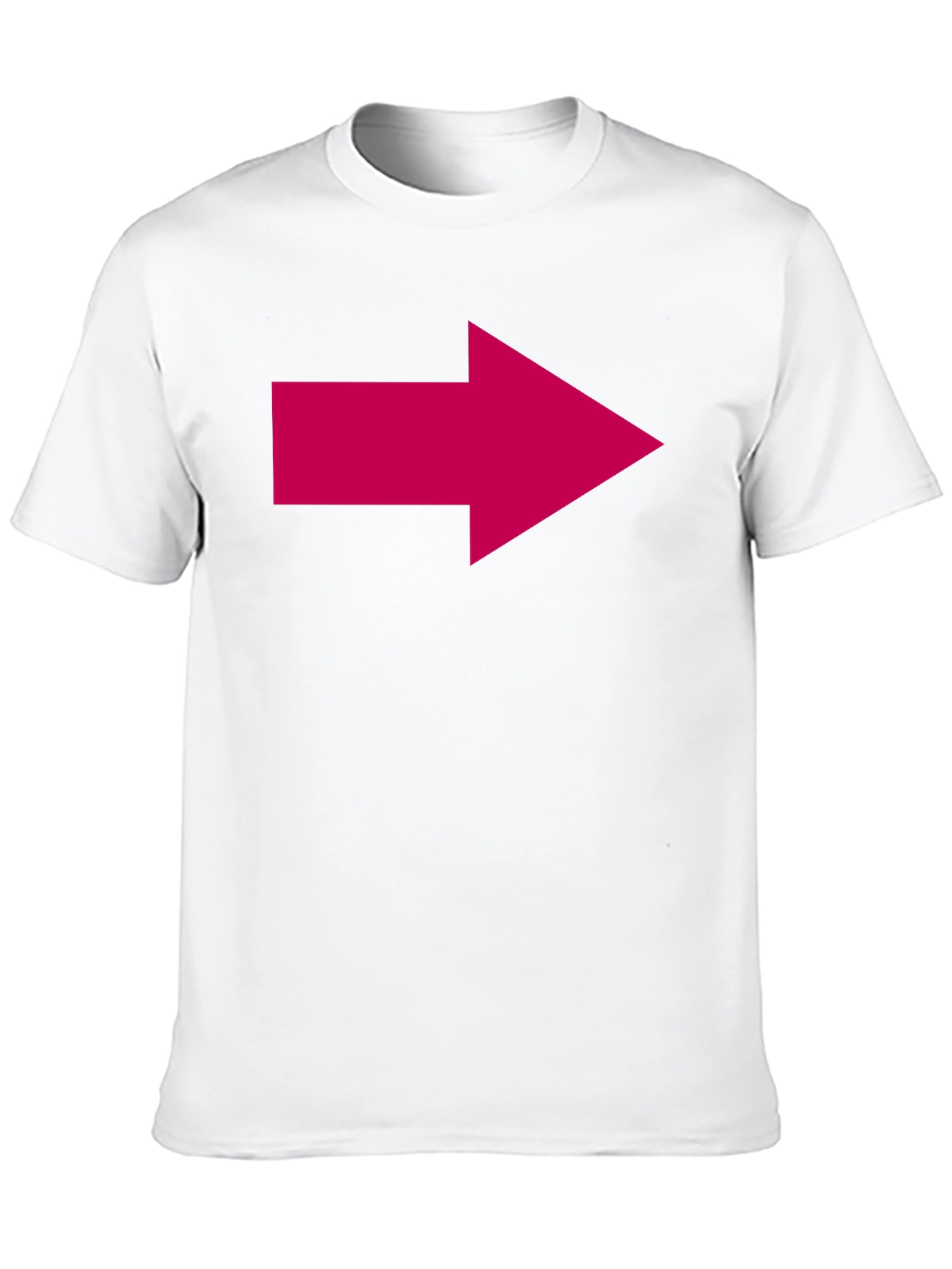 Right Arrow Graphic Tee - Black Cotton