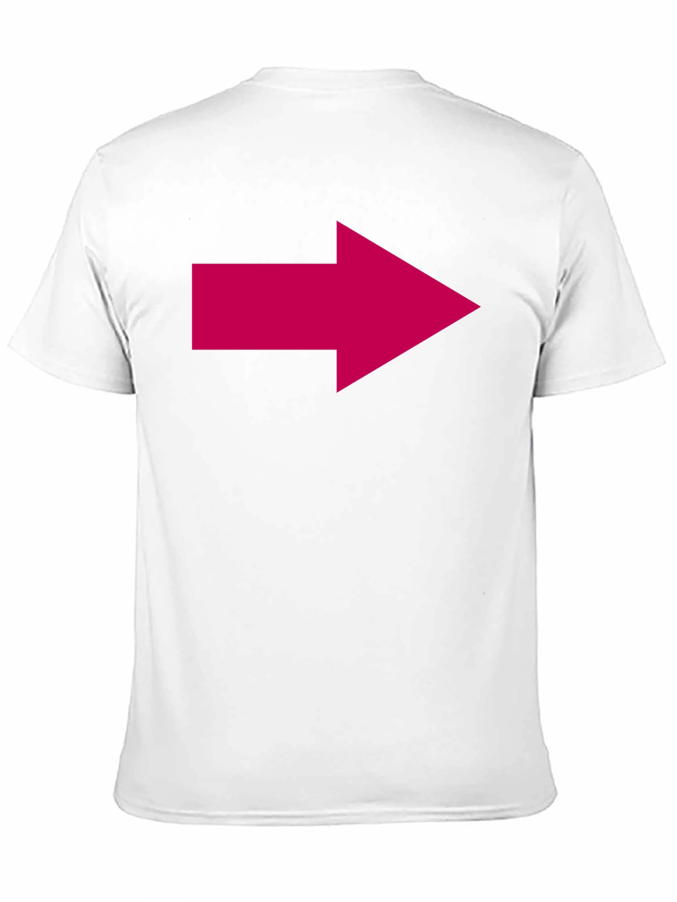 Right Arrow Graphic Tee - Black Cotton