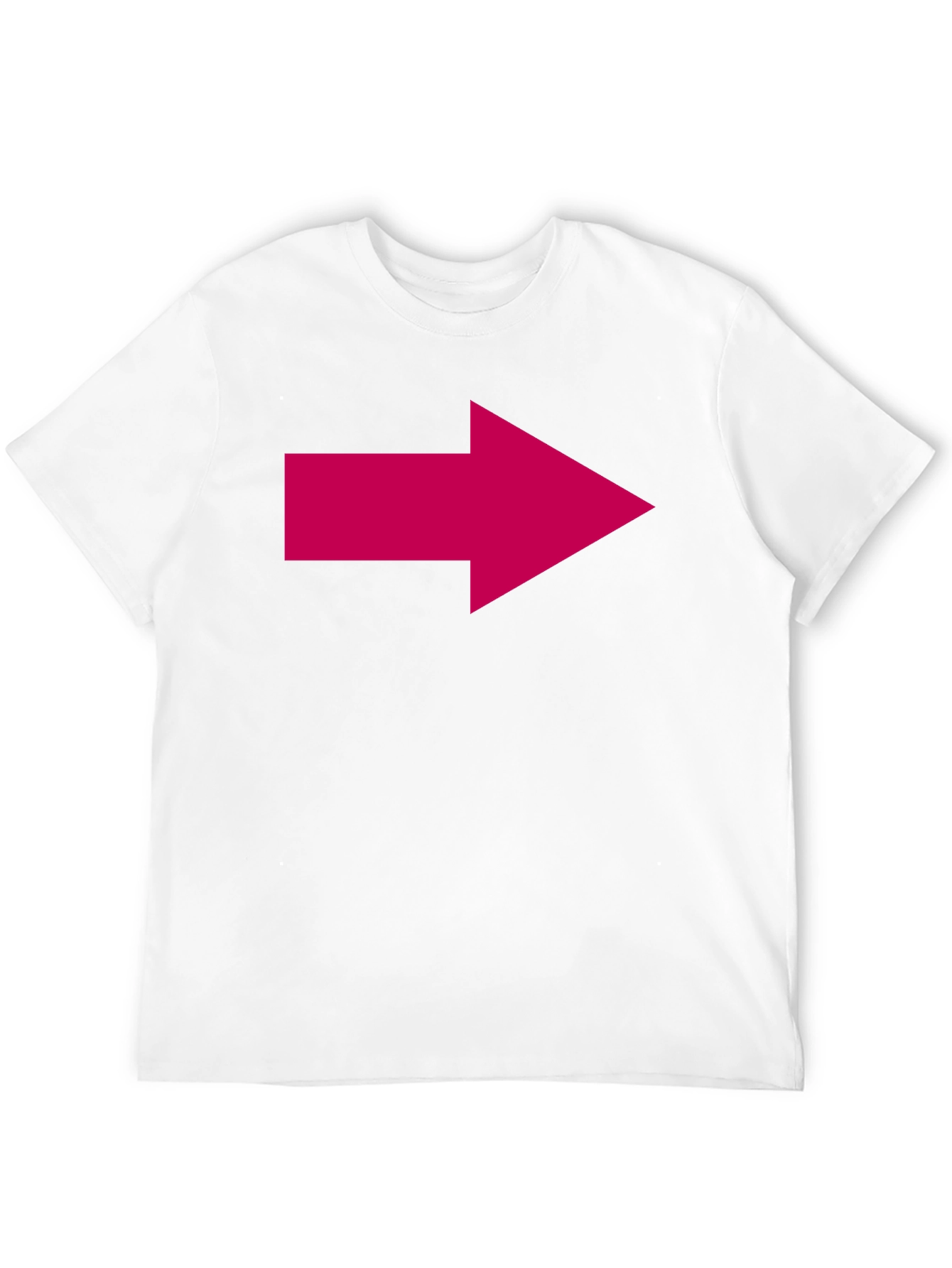 Right Arrow Graphic Tee - Black Cotton