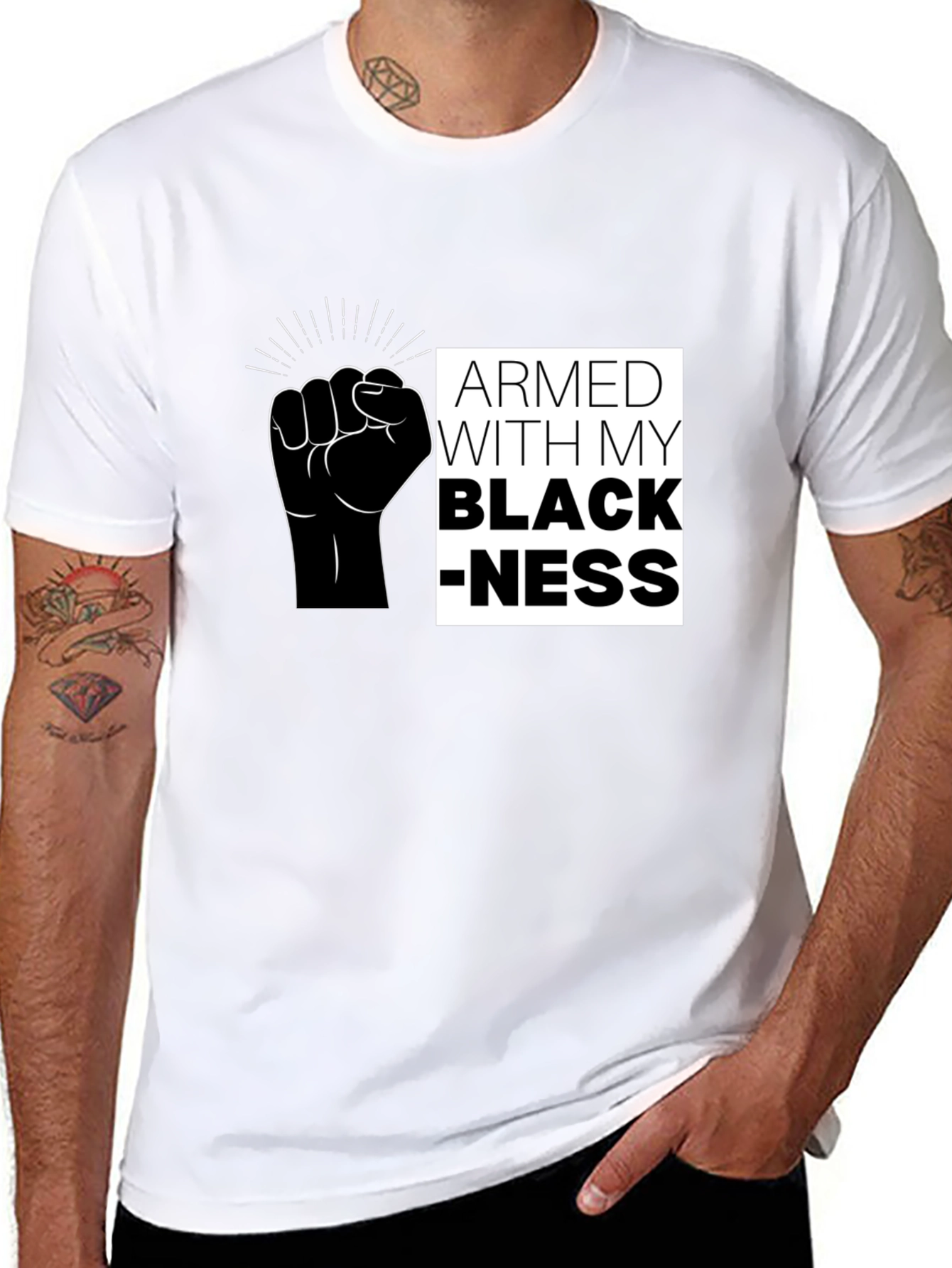 Armed With My Blackness Graphic T-Shirt