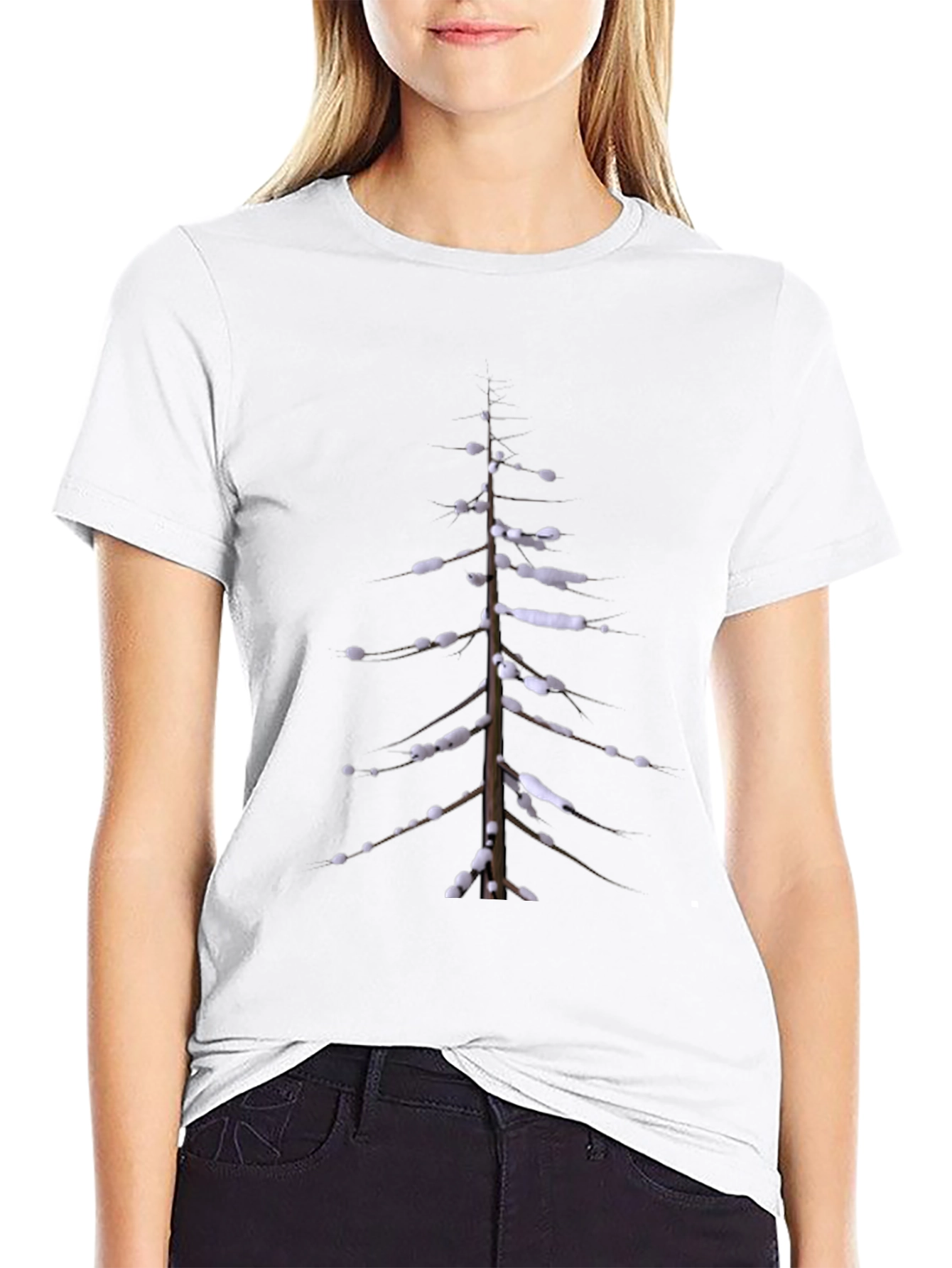 Winter Tree Graphic Tee - Nature Inspired Shirt