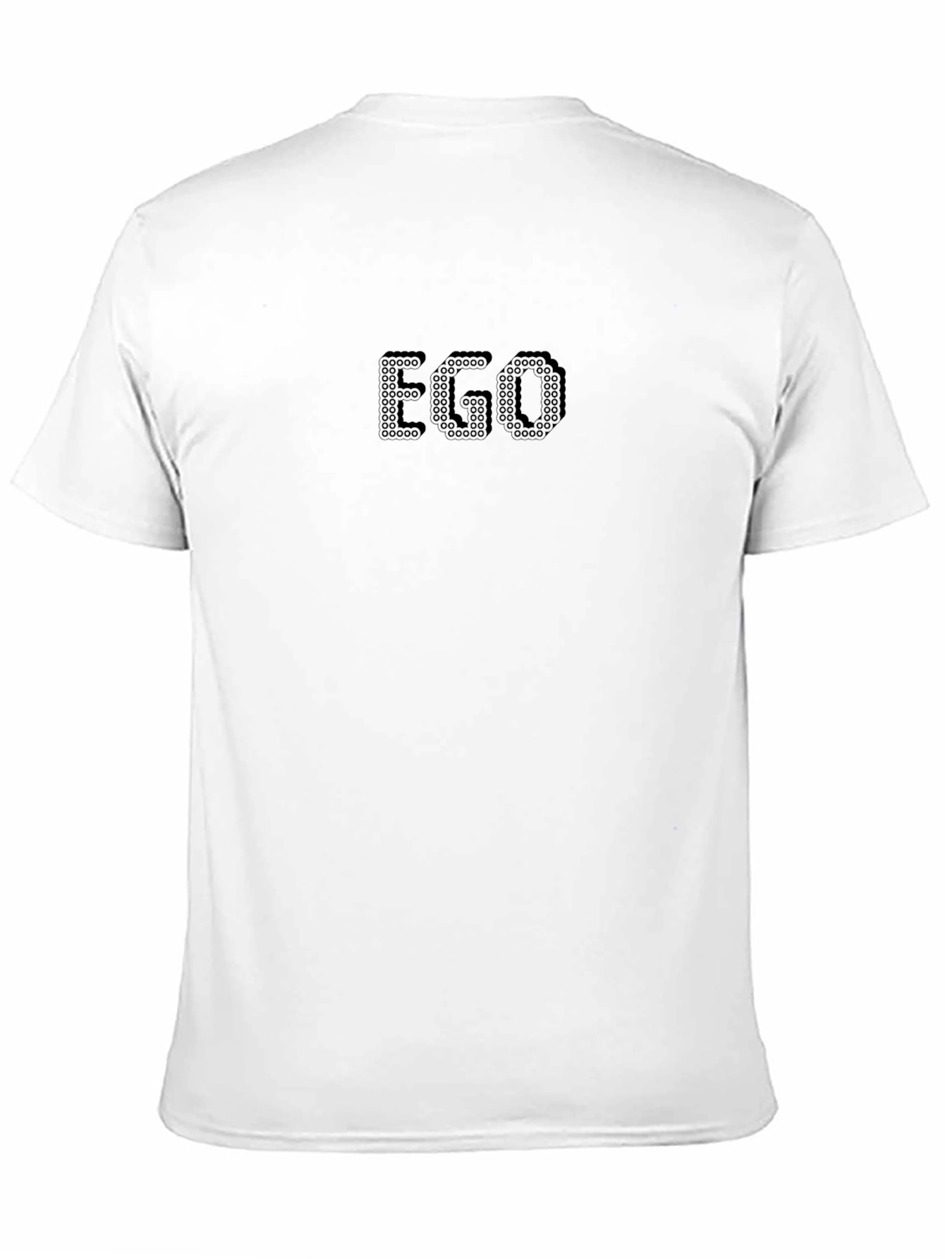 EGO Graphic Print Black T-Shirt