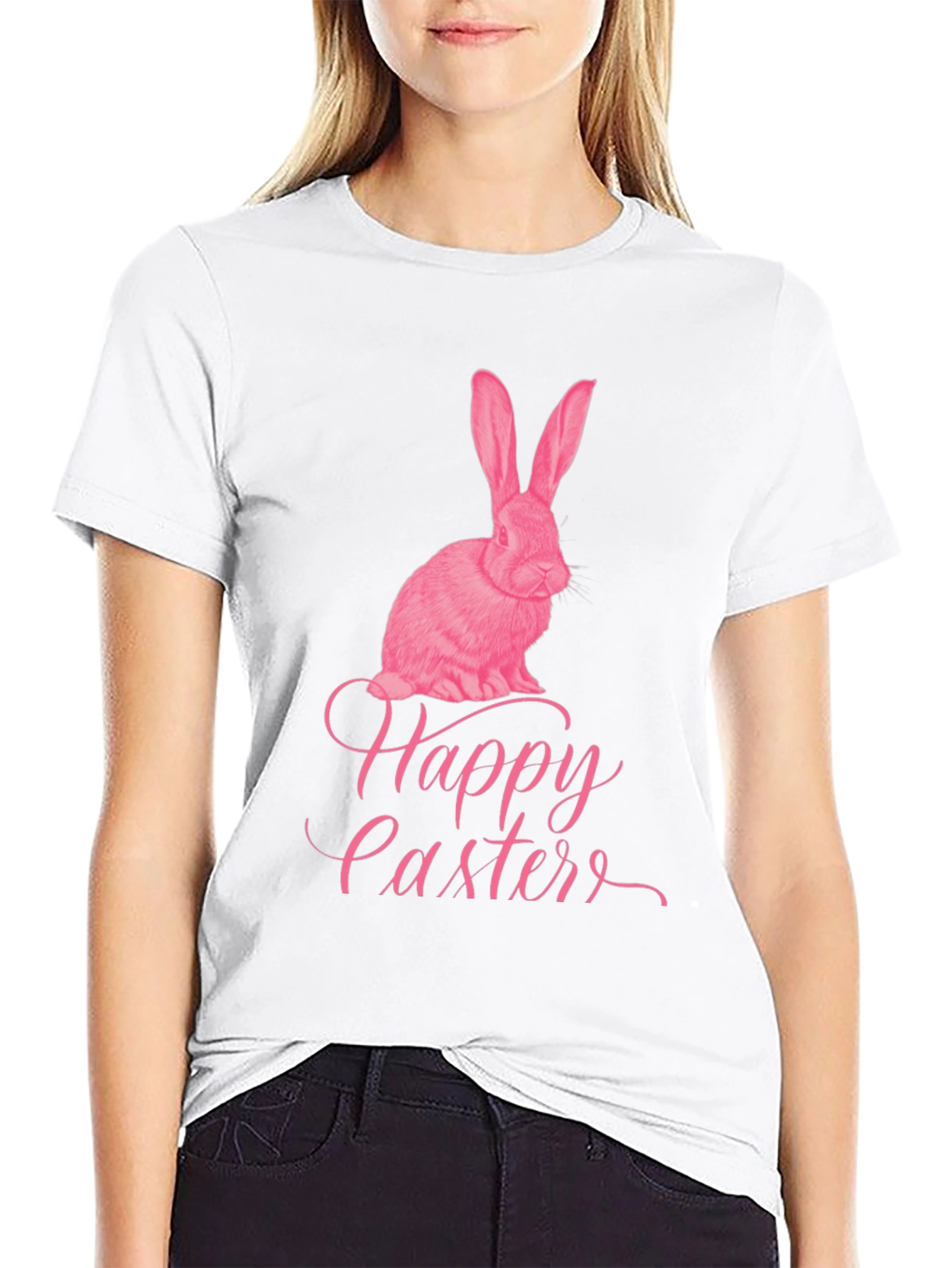 Happy Easter Bunny Graphic T-Shirt