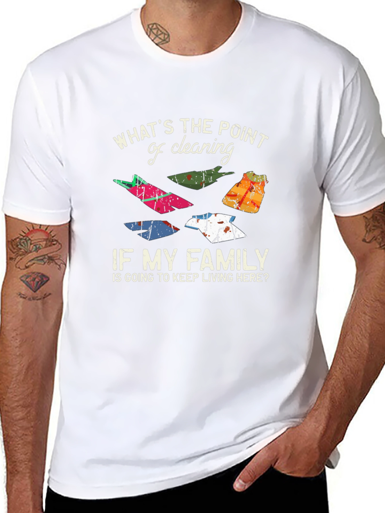 Funny Cleaning T-Shirt - Whats the Point?