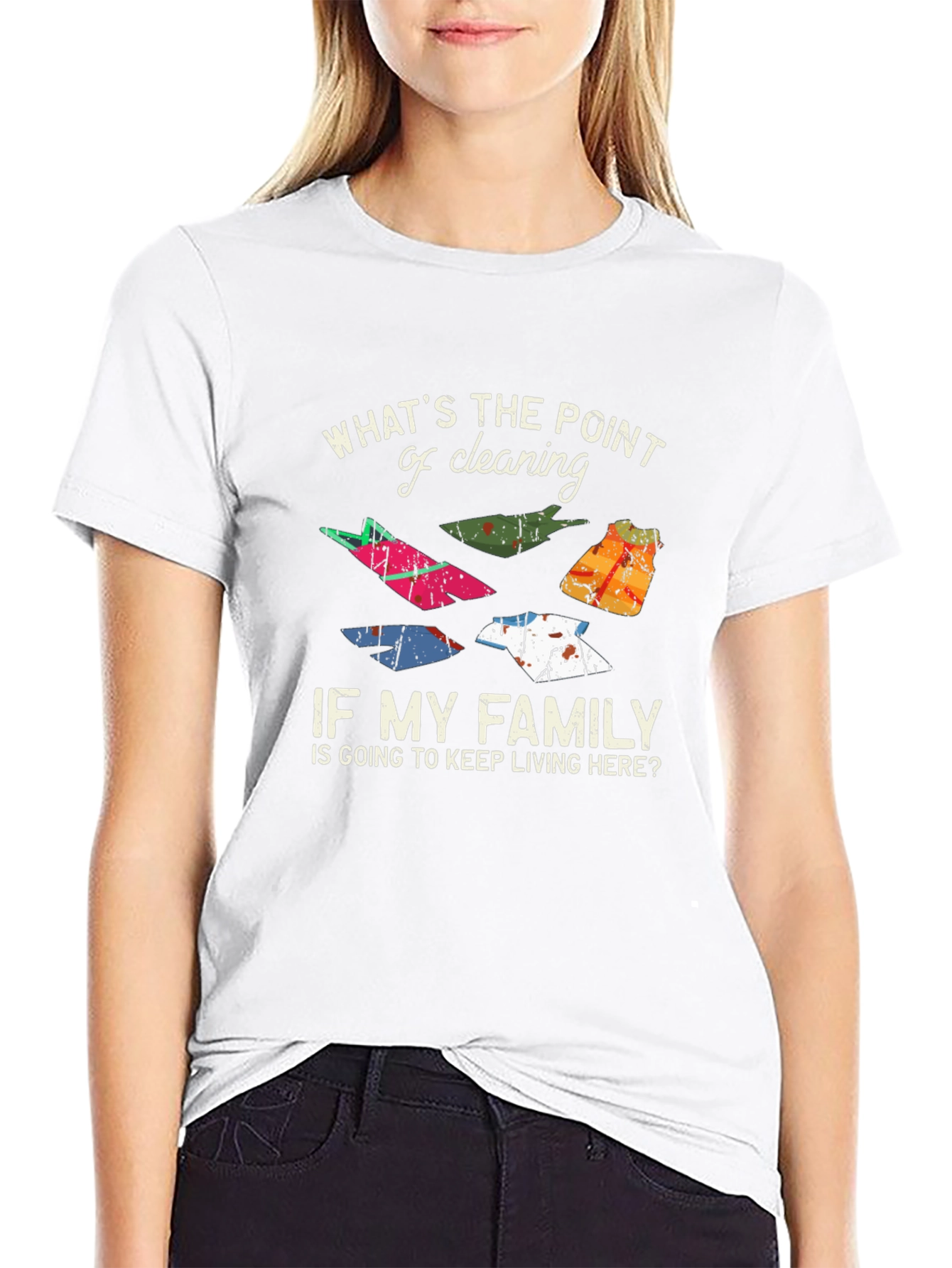 Funny Cleaning T-Shirt - Whats the Point?