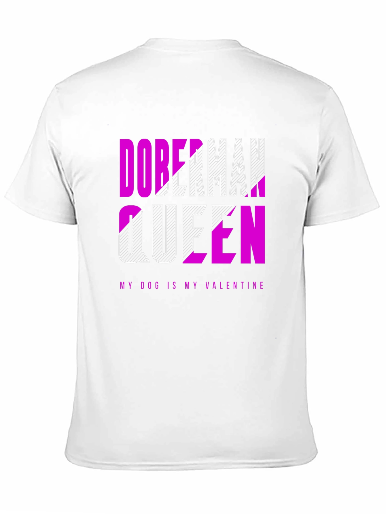 Doberman Queen Valentines Day T-Shirt