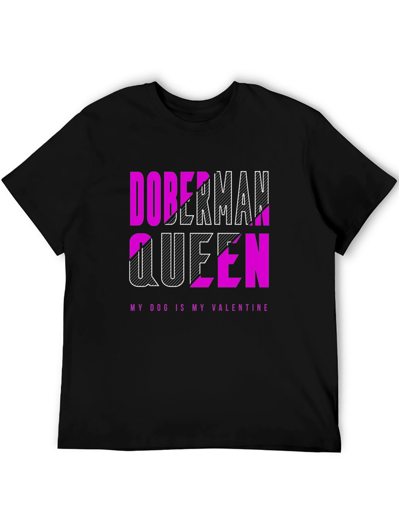 Doberman Queen Valentines Day T-Shirt