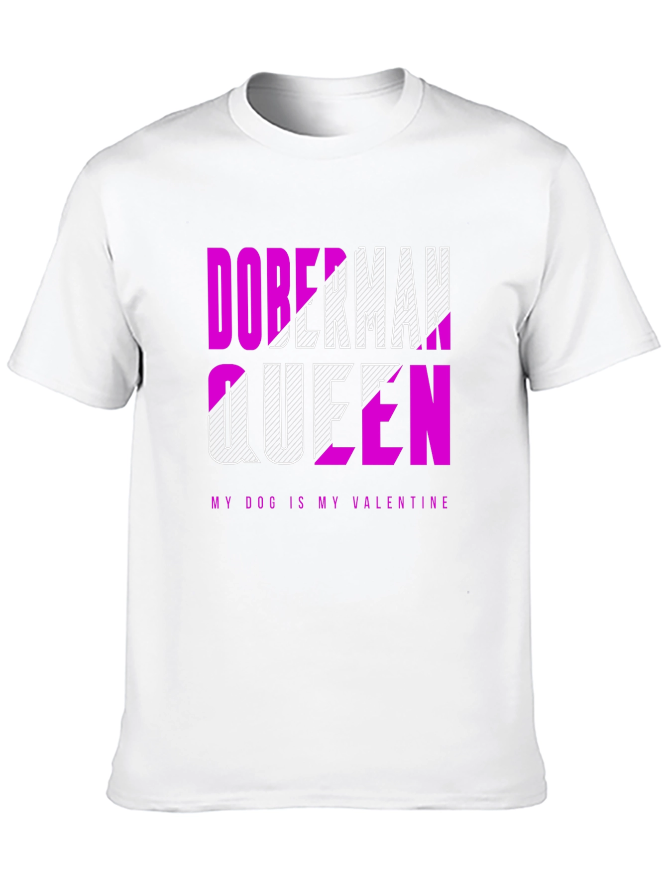 Doberman Queen Valentines Day T-Shirt