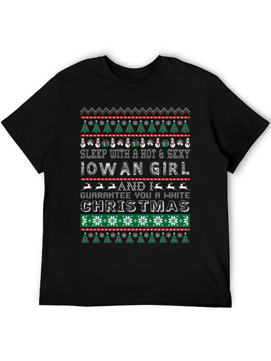 Iowan Girl Christmas T-Shirt