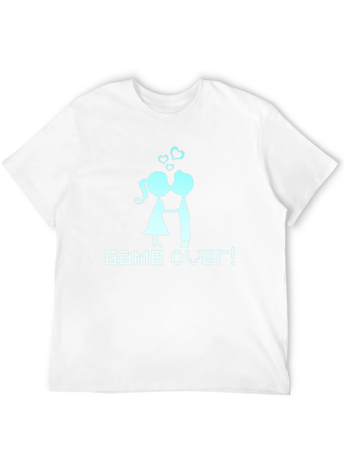 Game Over Couple T-Shirt - Gamer Wedding Tee