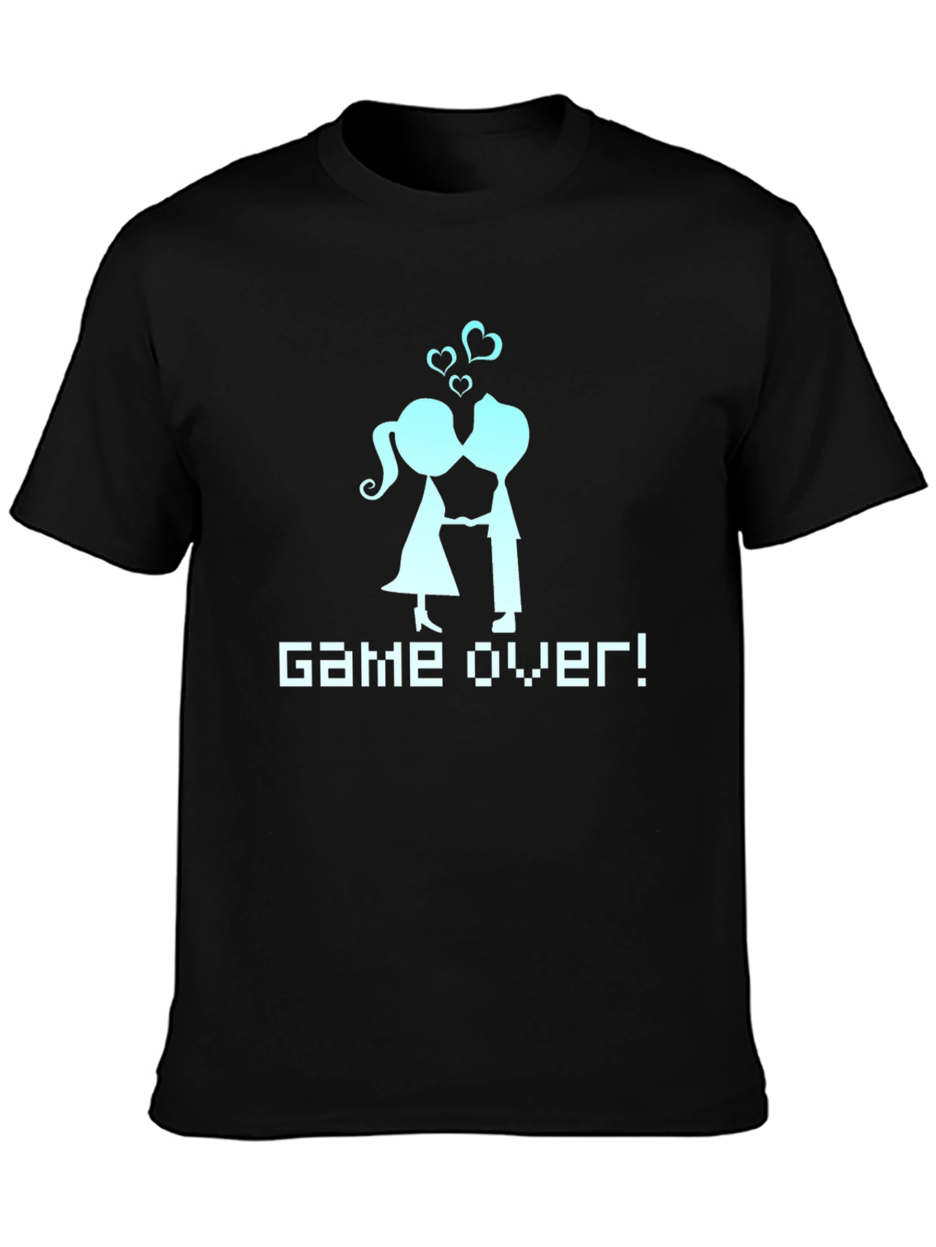 Game Over Couple T-Shirt - Gamer Wedding Tee
