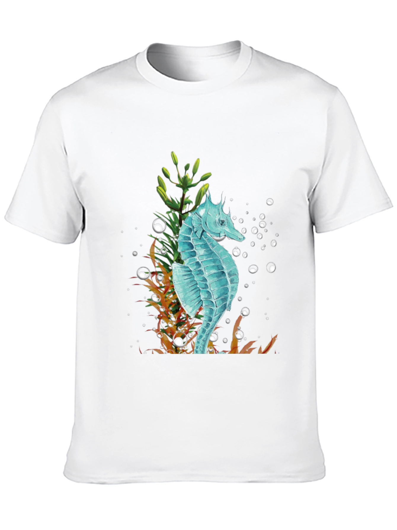 Seahorse Graphic Tee - Stylish Ocean Lovers Apparel