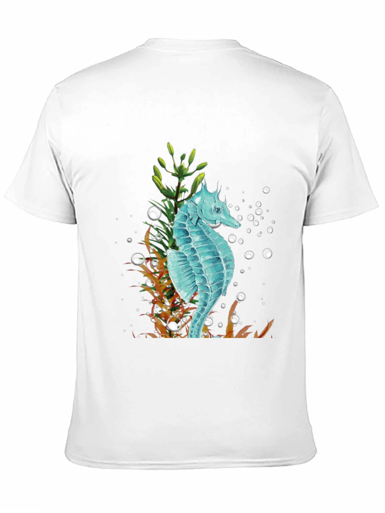 Seahorse Graphic Tee - Stylish Ocean Lovers Apparel
