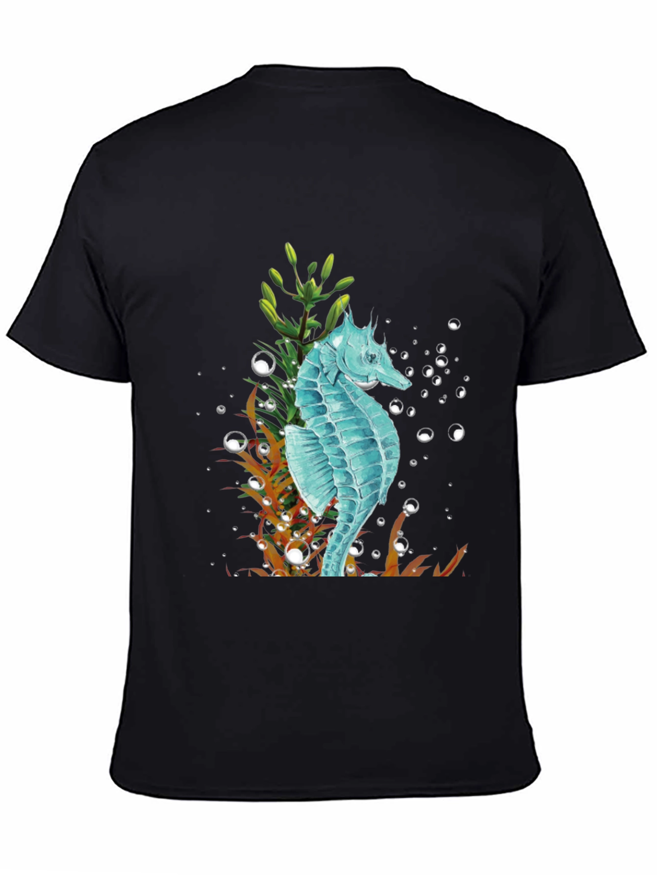 Seahorse Graphic Tee - Stylish Ocean Lovers Apparel