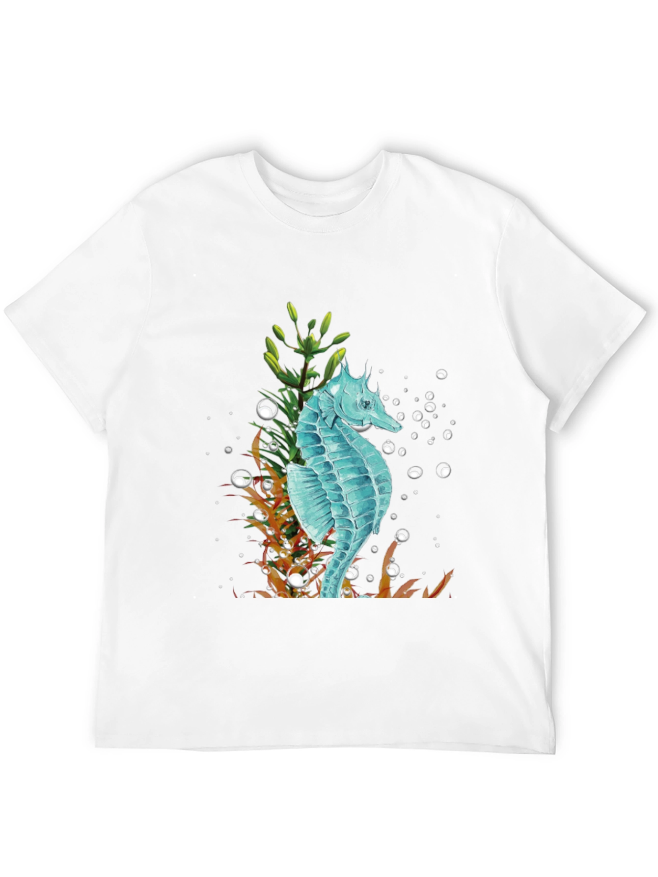Seahorse Graphic Tee - Stylish Ocean Lovers Apparel