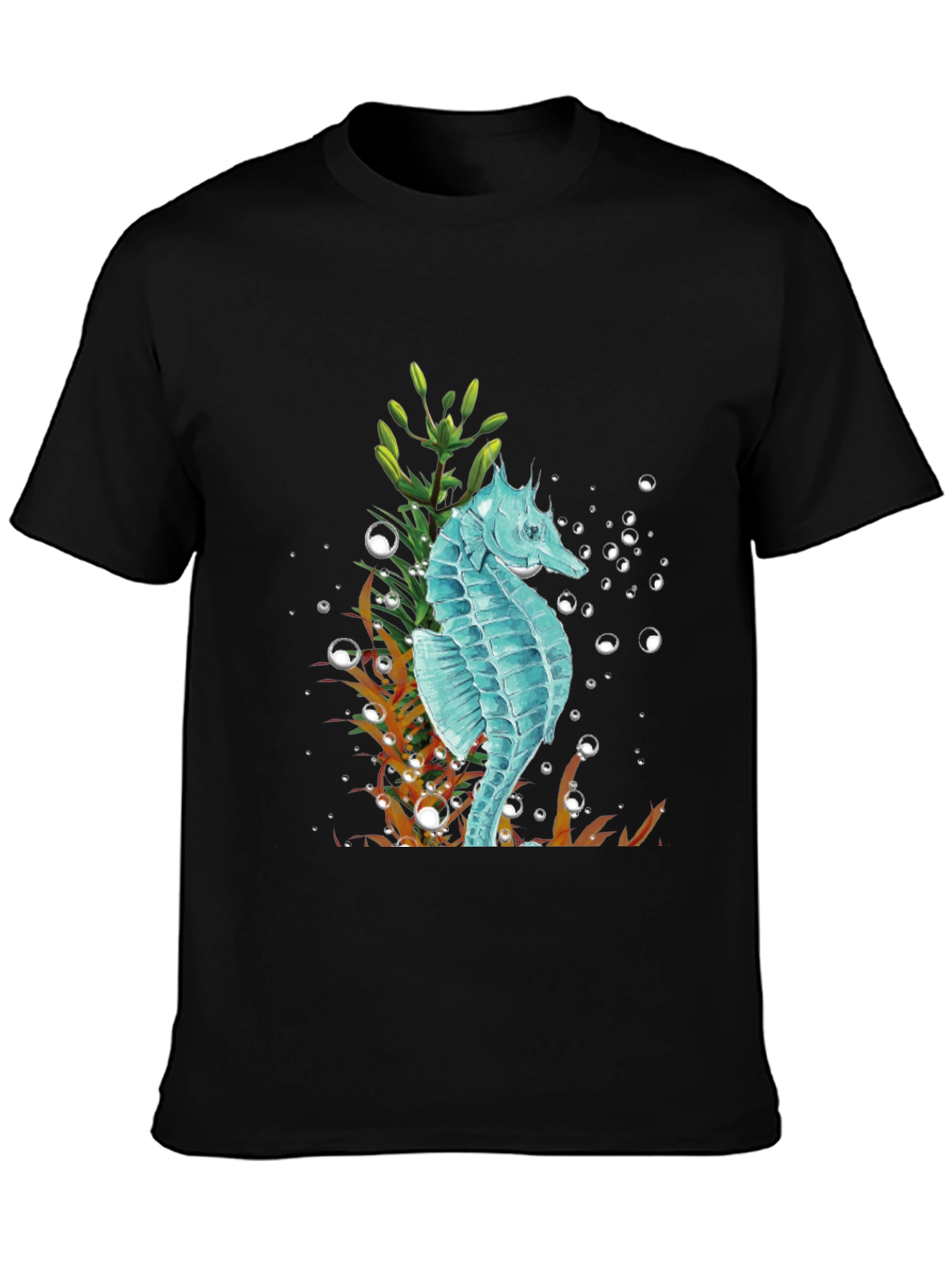 Seahorse Graphic Tee - Stylish Ocean Lovers Apparel