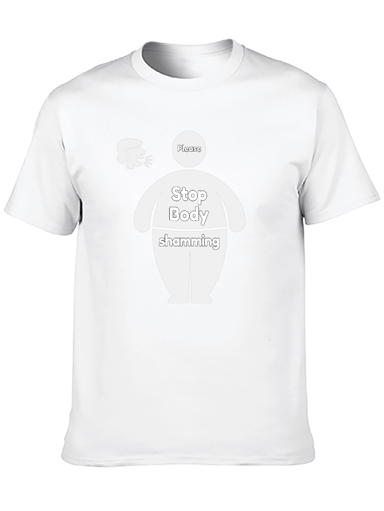 Stop Body Shaming Graphic Tee - Unisex Black T-Shirt