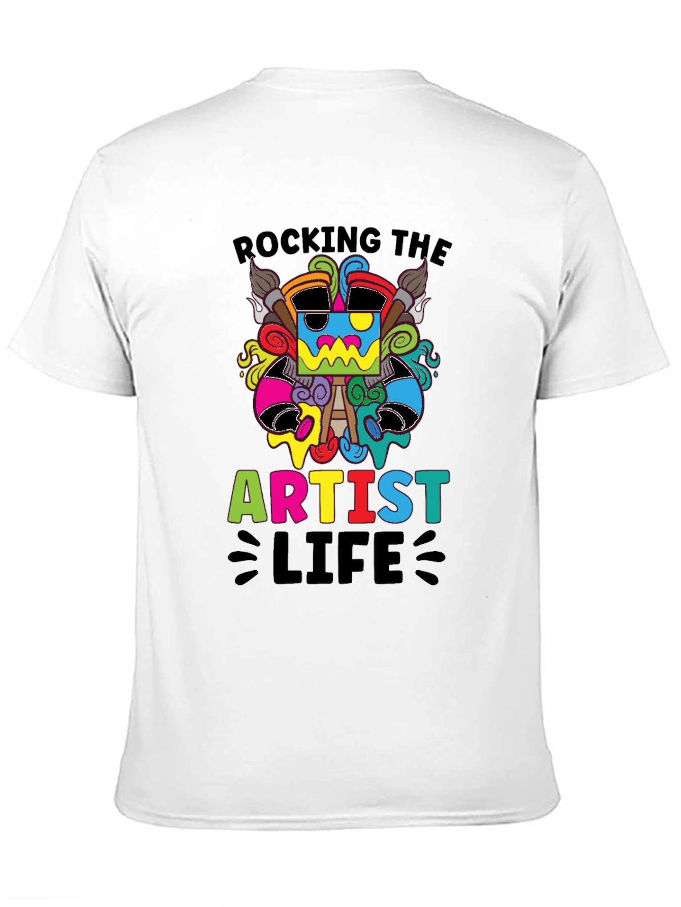 Rocking the Artist Life Black T-Shirt