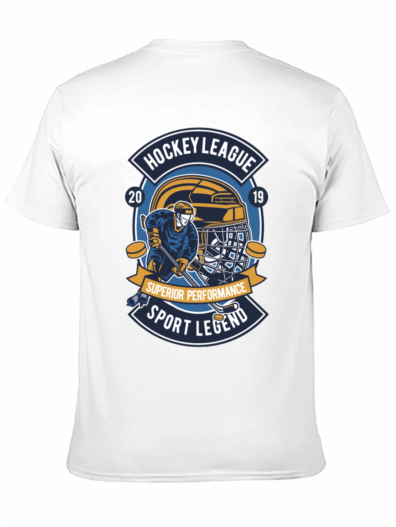 Hockey League 2019 Sport Legend Black T-Shirt