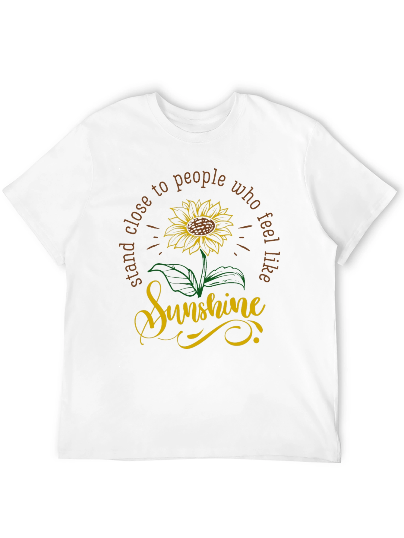 Sunshine Sunflower Graphic T-Shirt