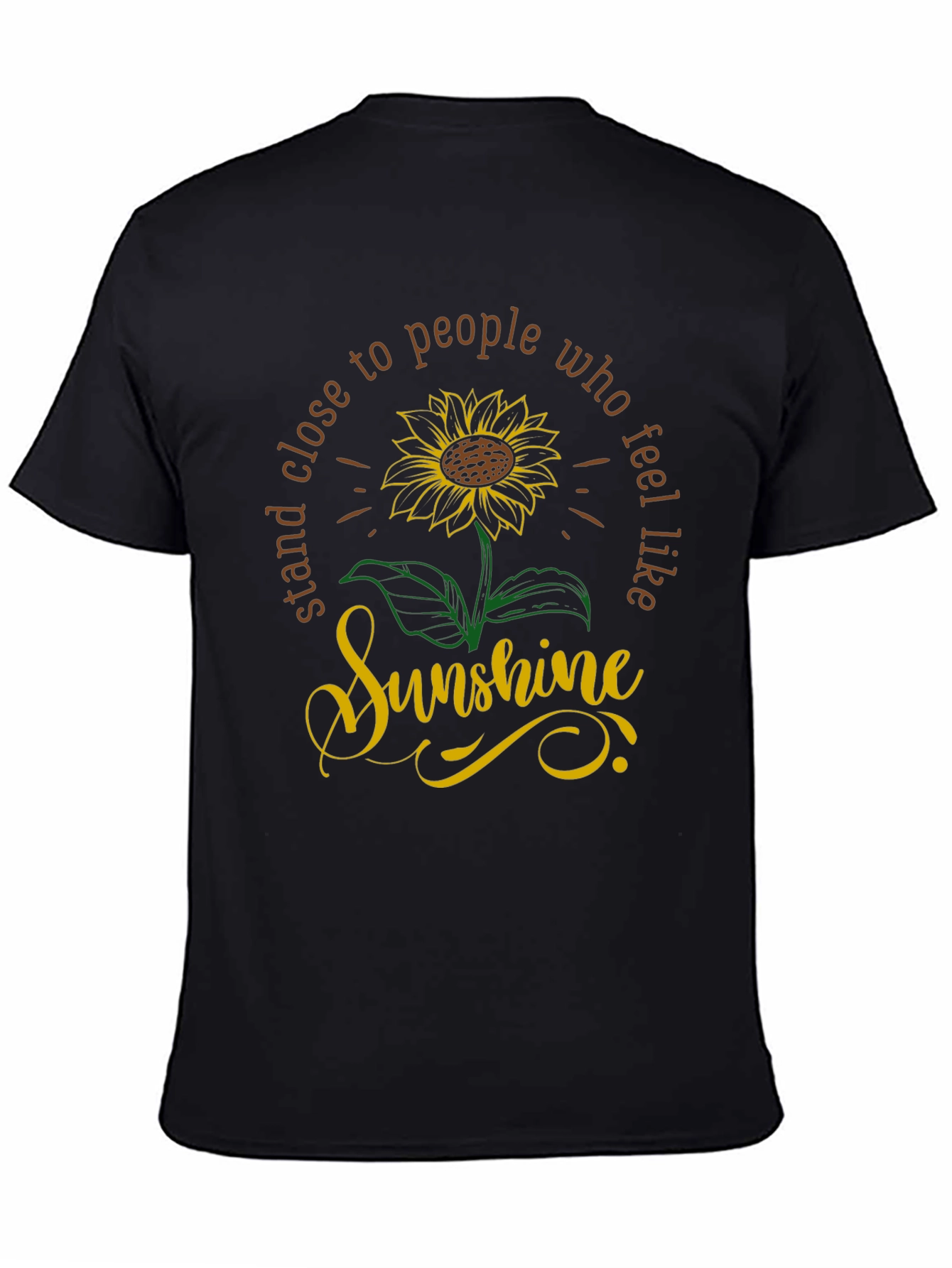 Sunshine Sunflower Graphic T-Shirt