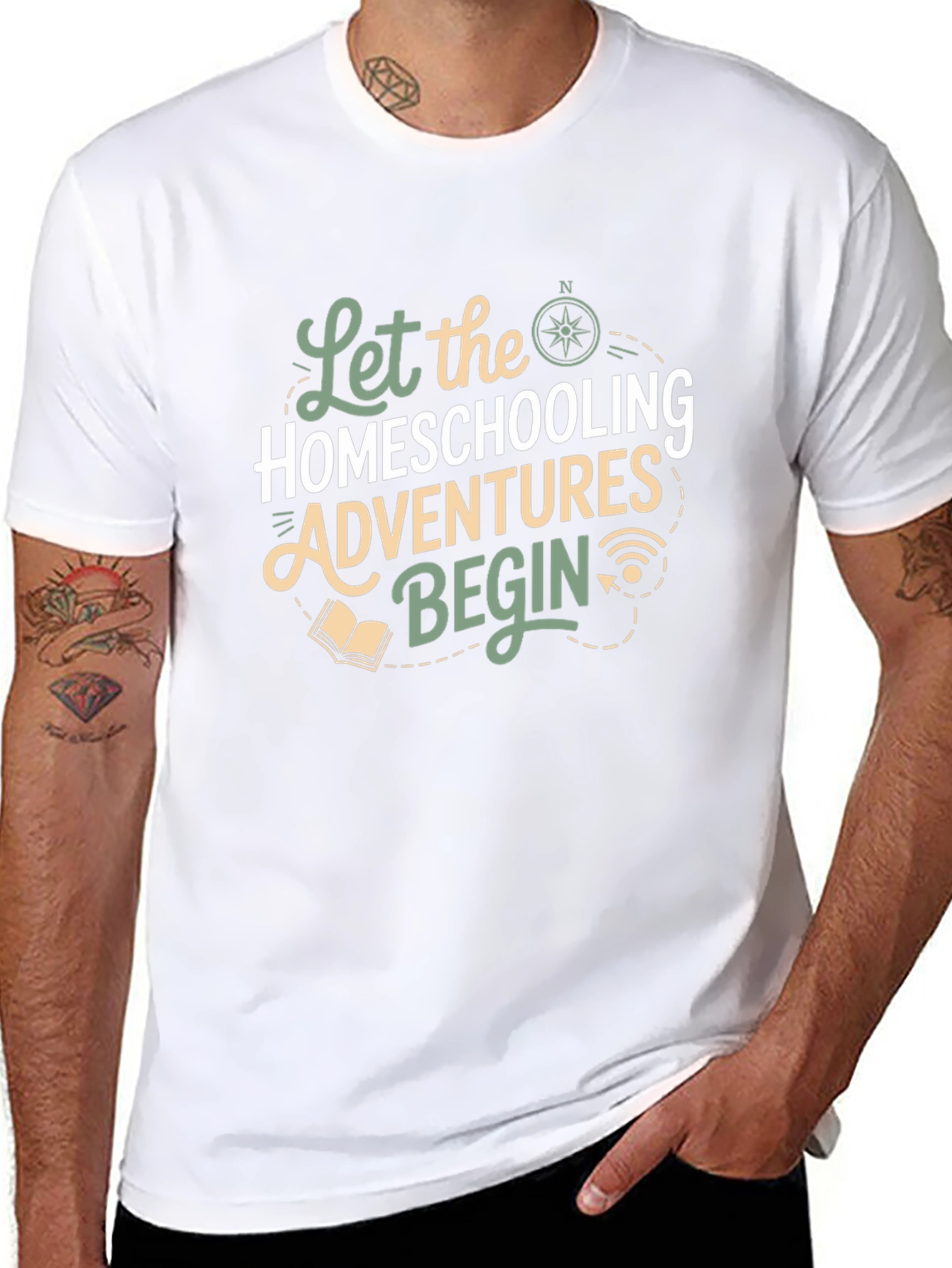Homeschool Adventures T-Shirt - Let the Fun Begin!