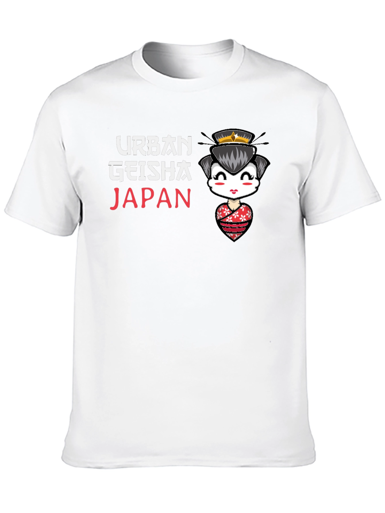 Urban Geisha Japan Black T-Shirt