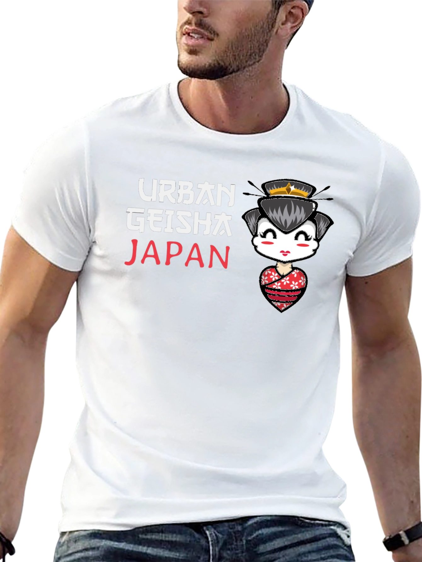 Urban Geisha Japan Black T-Shirt