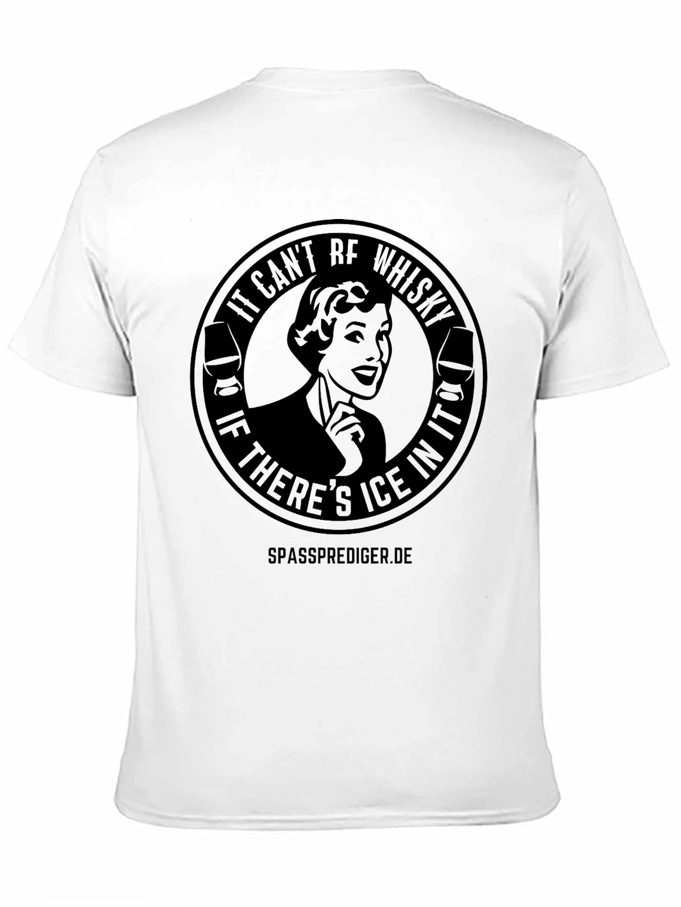Whisky Lover Graphic Tee - Ice Humor T-Shirt