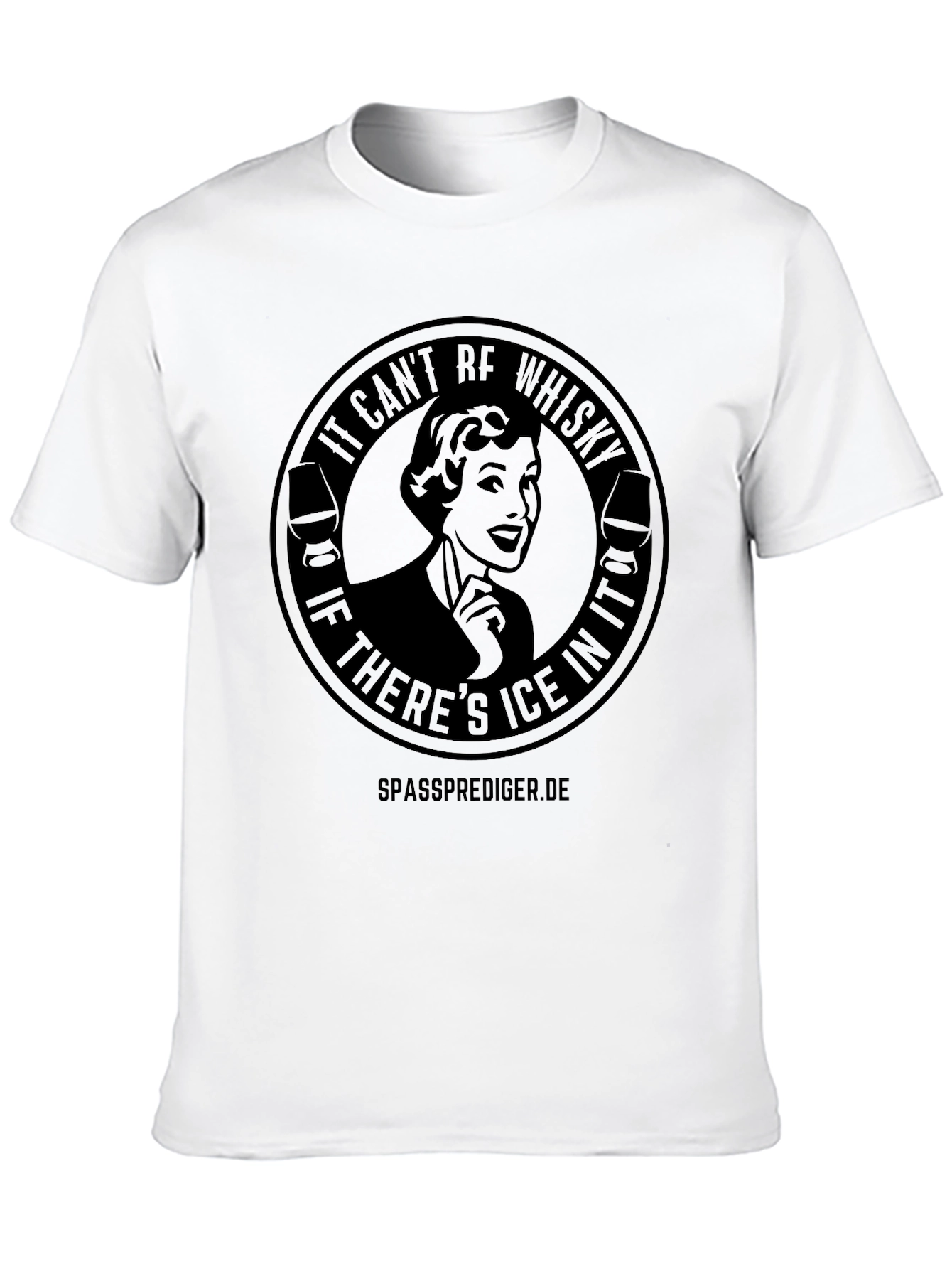 Whisky Lover Graphic Tee - Ice Humor T-Shirt