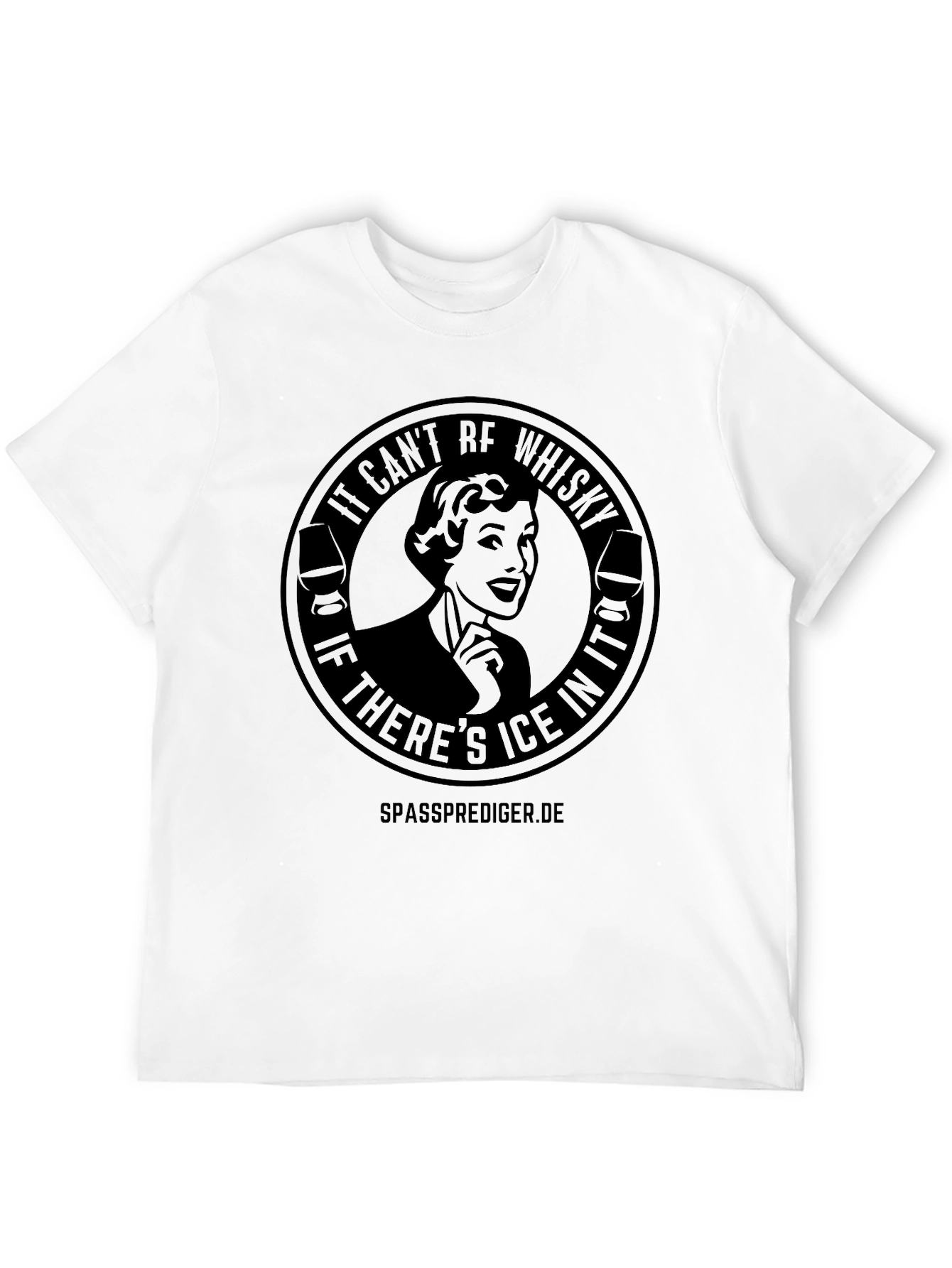 Whisky Lover Graphic Tee - Ice Humor T-Shirt