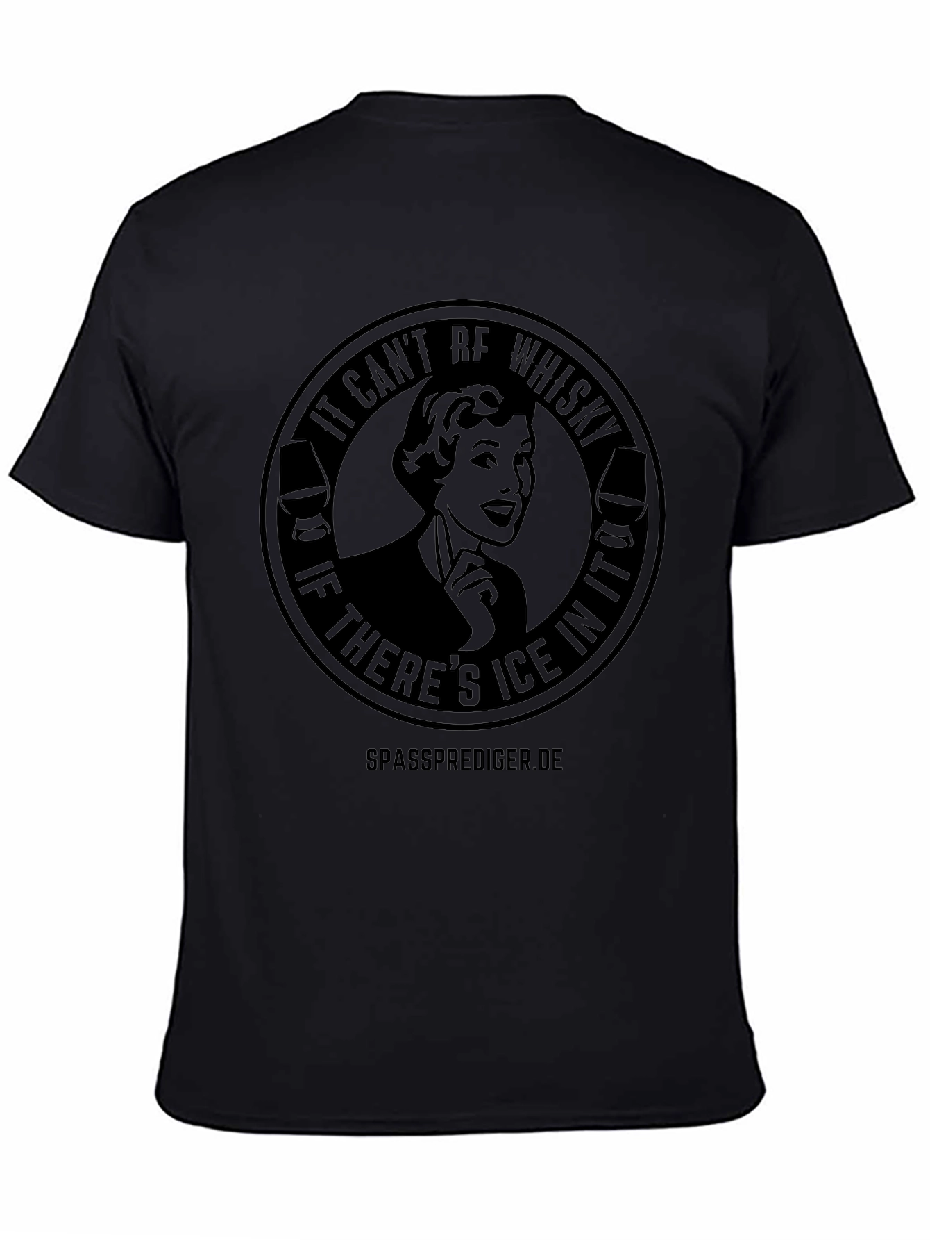 Whisky Lover Graphic Tee - Ice Humor T-Shirt