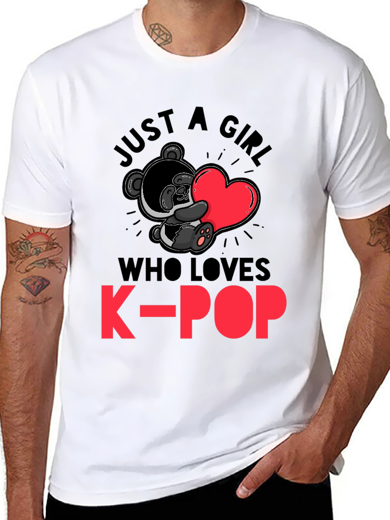 Just a Girl Who Loves K-Pop T-Shirt