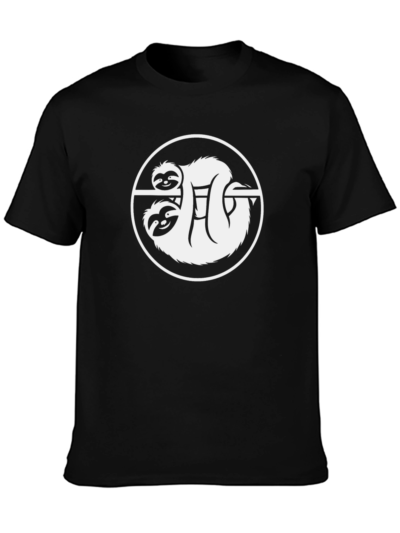 Sloth Family Graphic T-Shirt