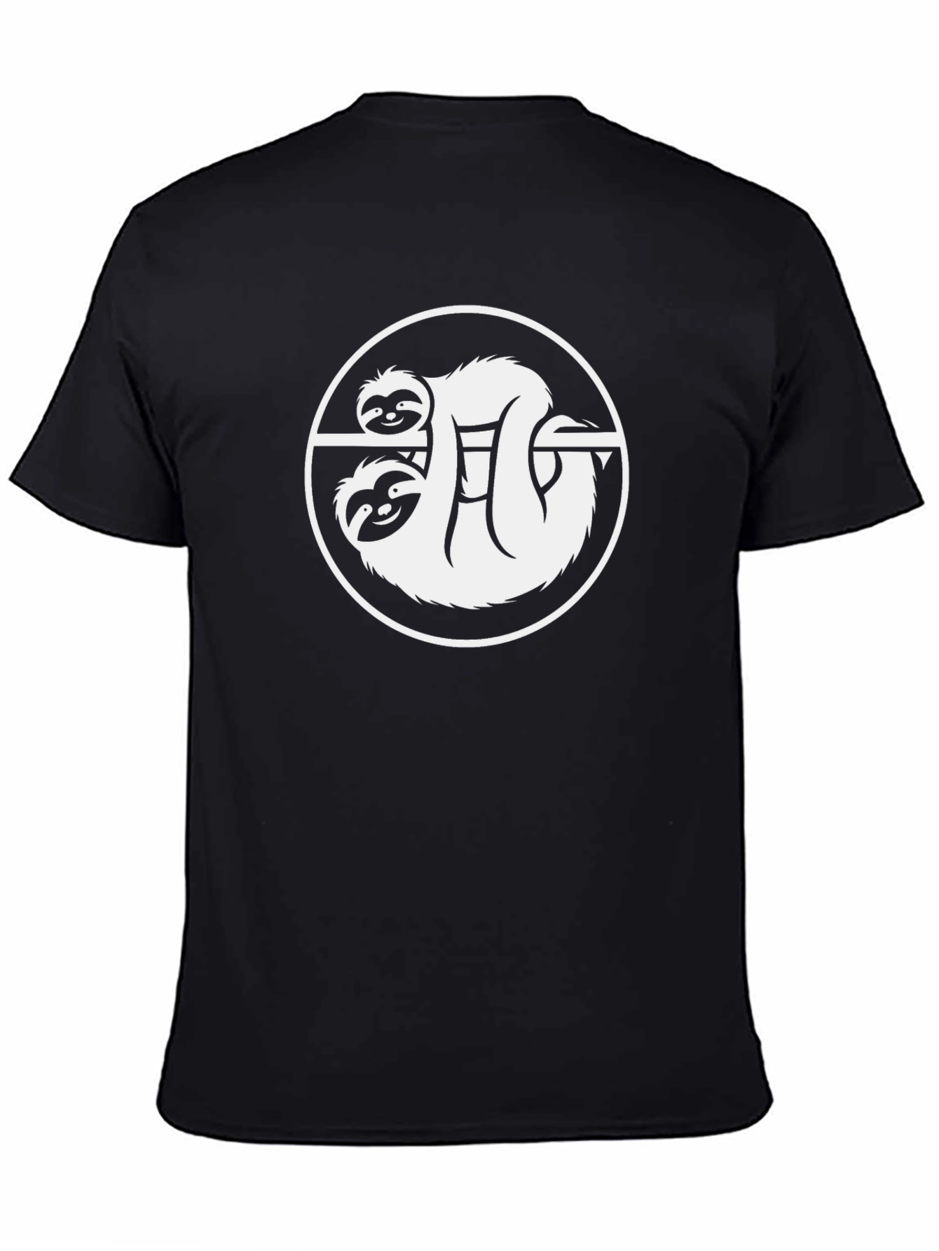 Sloth Family Graphic T-Shirt