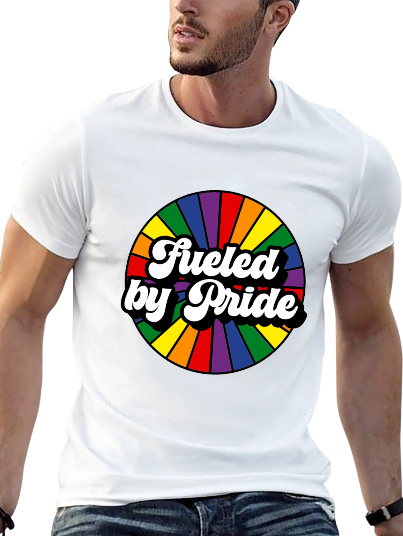 Fueled by Pride LGBTQ Rainbow T-Shirt