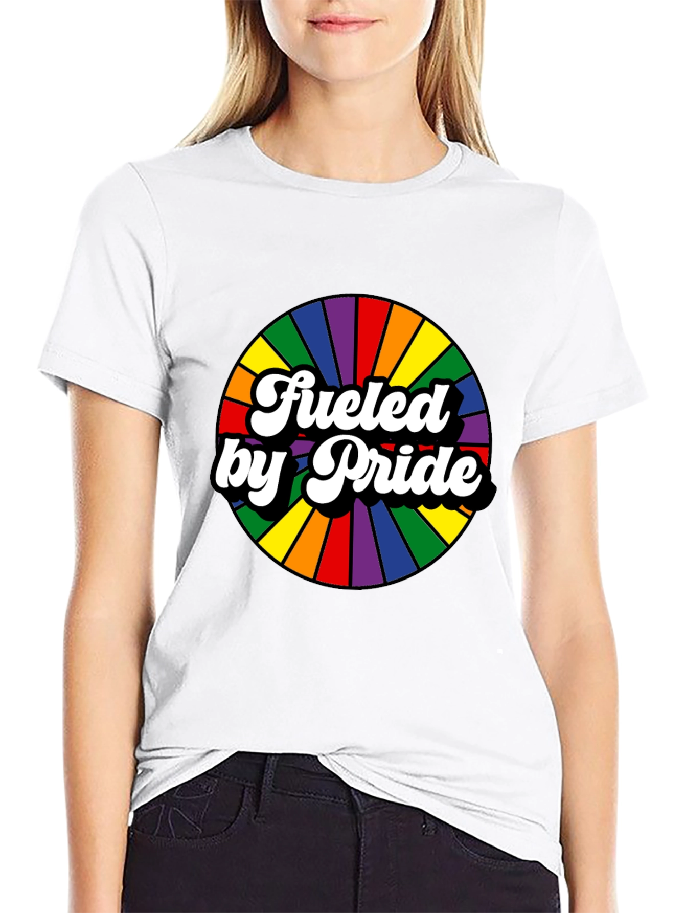 Fueled by Pride LGBTQ Rainbow T-Shirt