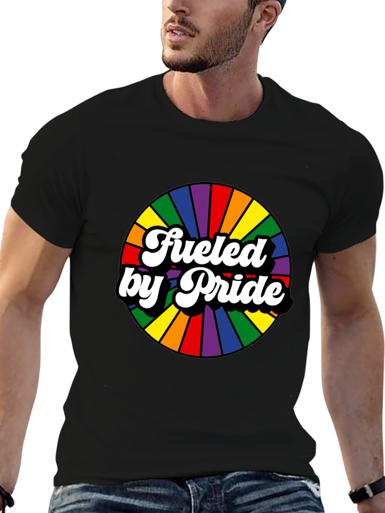 Fueled by Pride LGBTQ Rainbow T-Shirt