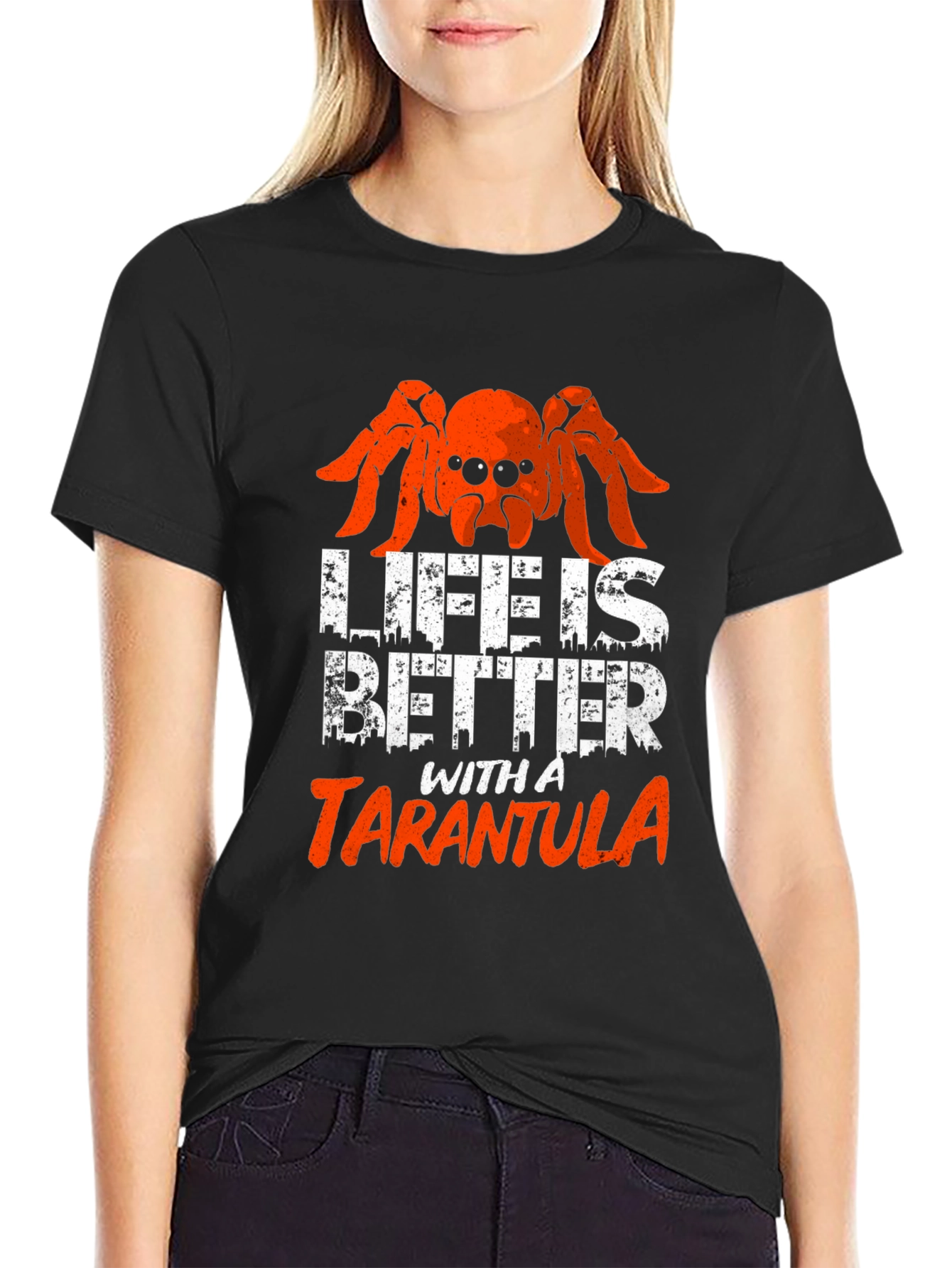 Life Is Better With A Tarantula Graphic T-Shirt