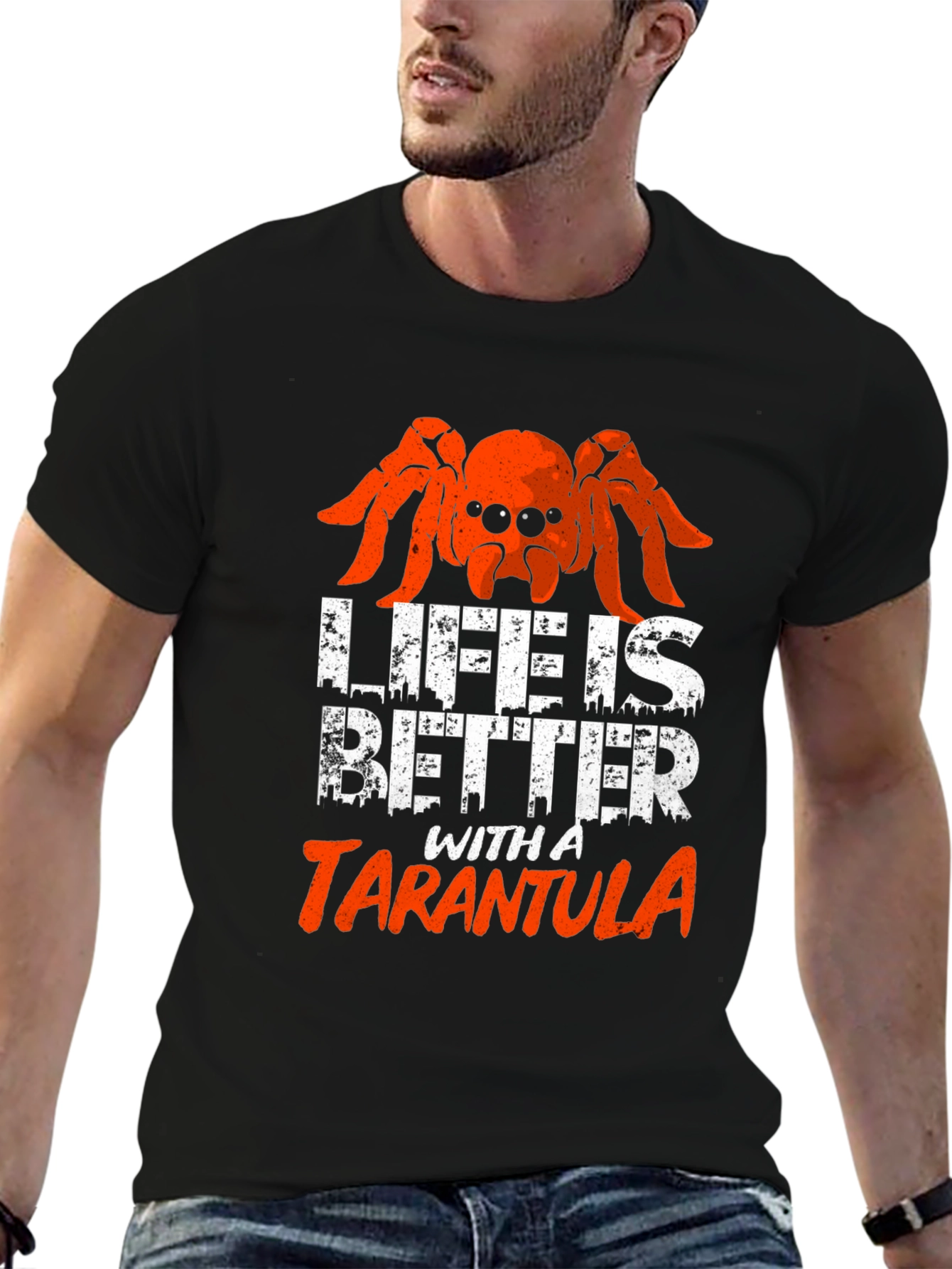 Life Is Better With A Tarantula Graphic T-Shirt