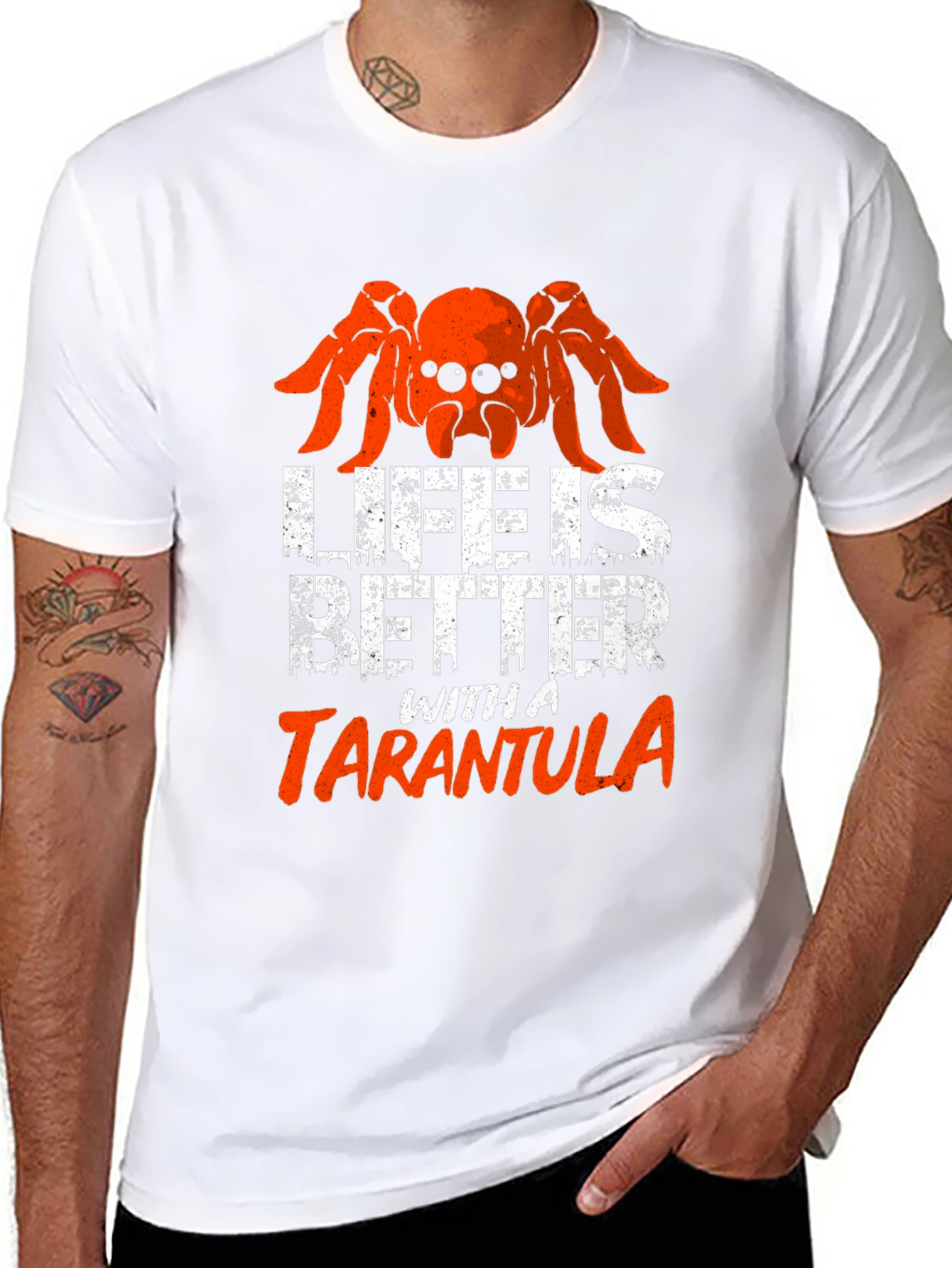 Life Is Better With A Tarantula Graphic T-Shirt