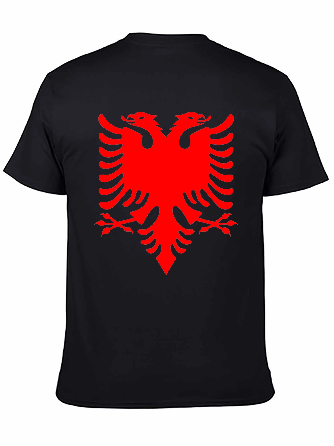 Albanian Eagle Graphic Tee - Black