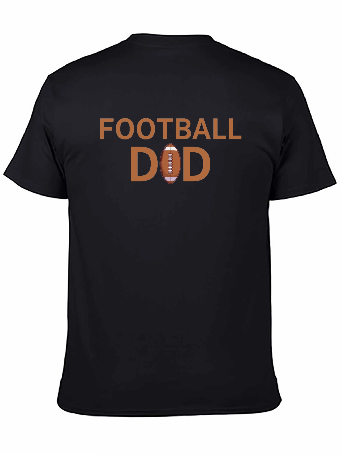 Football Dad Graphic T-Shirt - Black