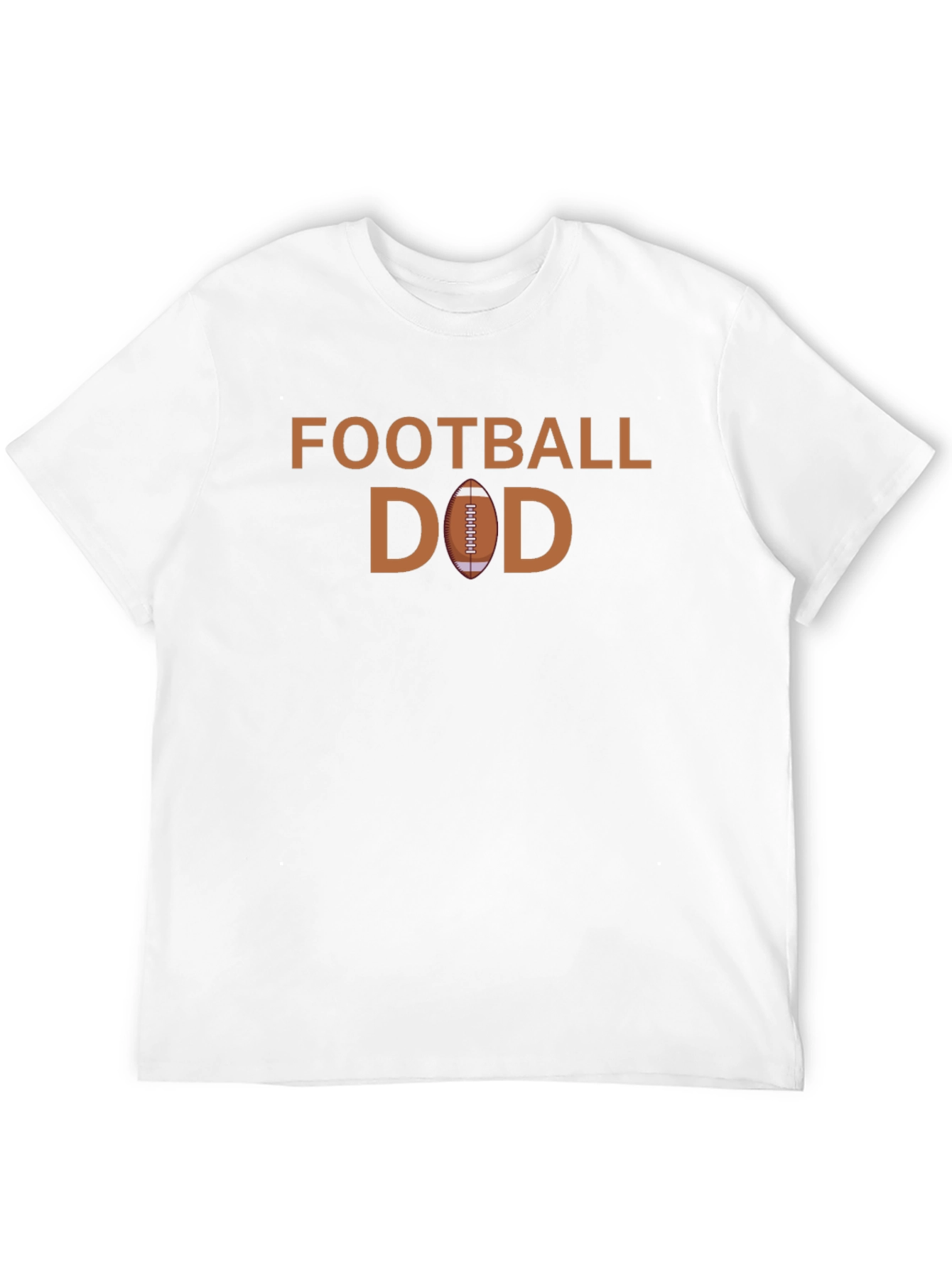 Football Dad Graphic T-Shirt - Black