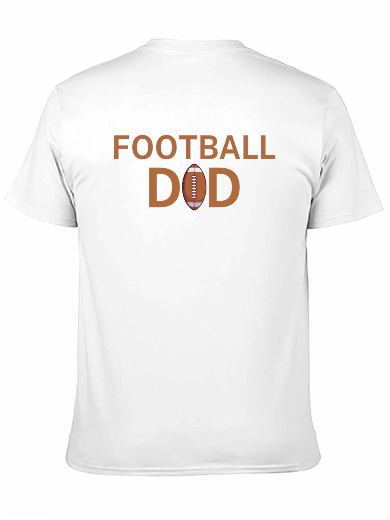 Football Dad Graphic T-Shirt - Black