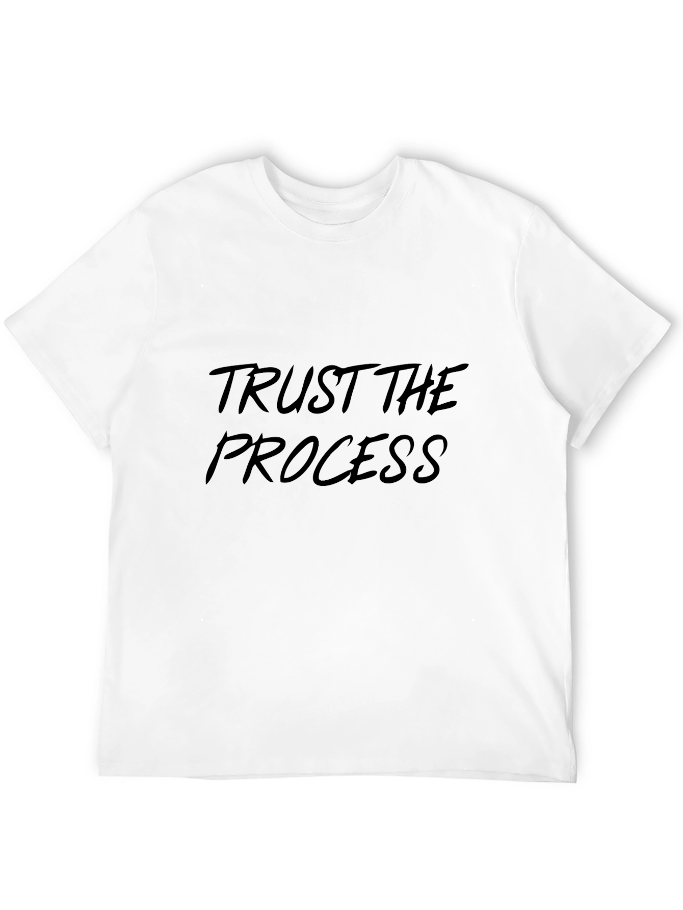 Trust The Process Black T-Shirt