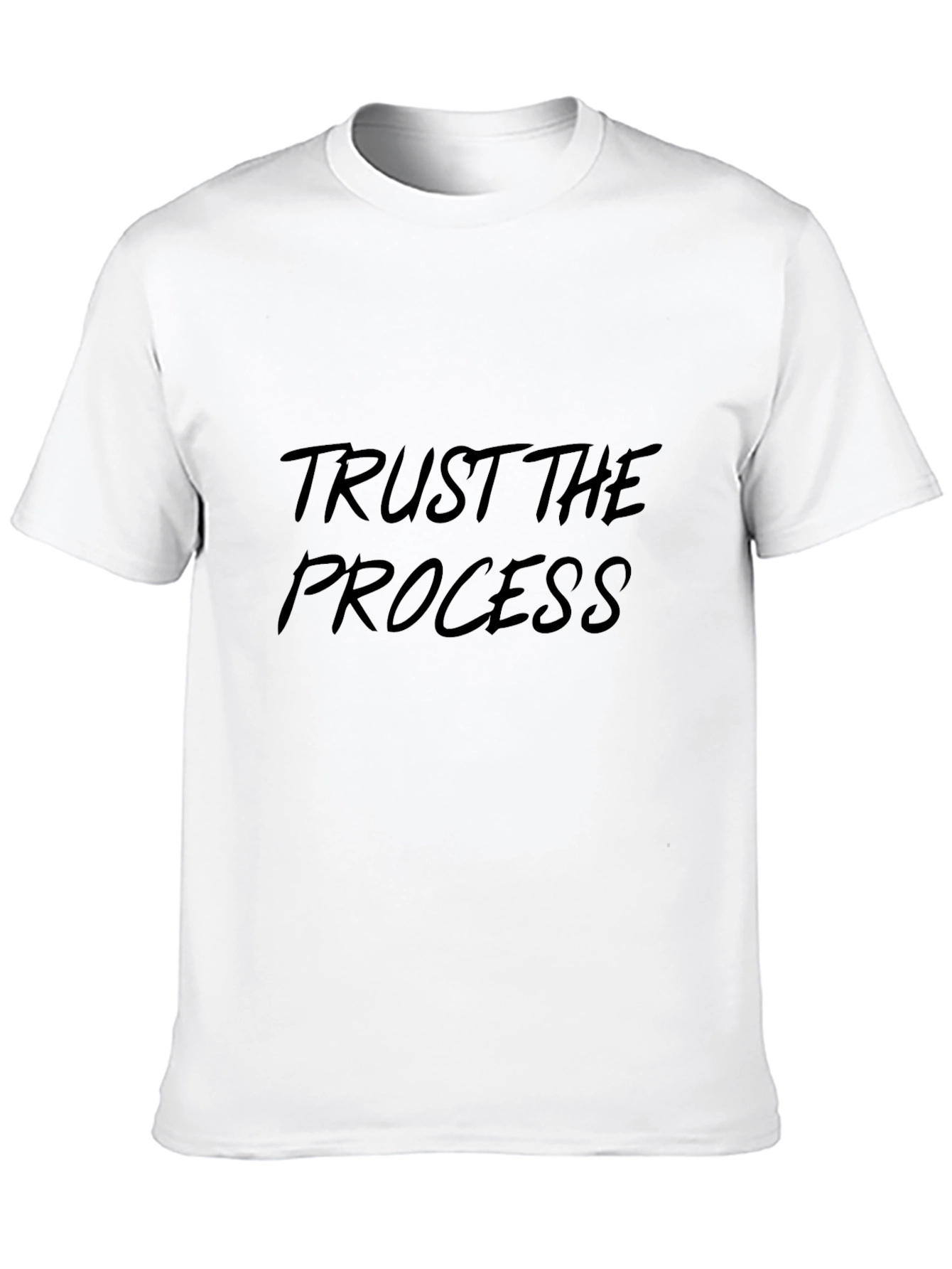 Trust The Process Black T-Shirt