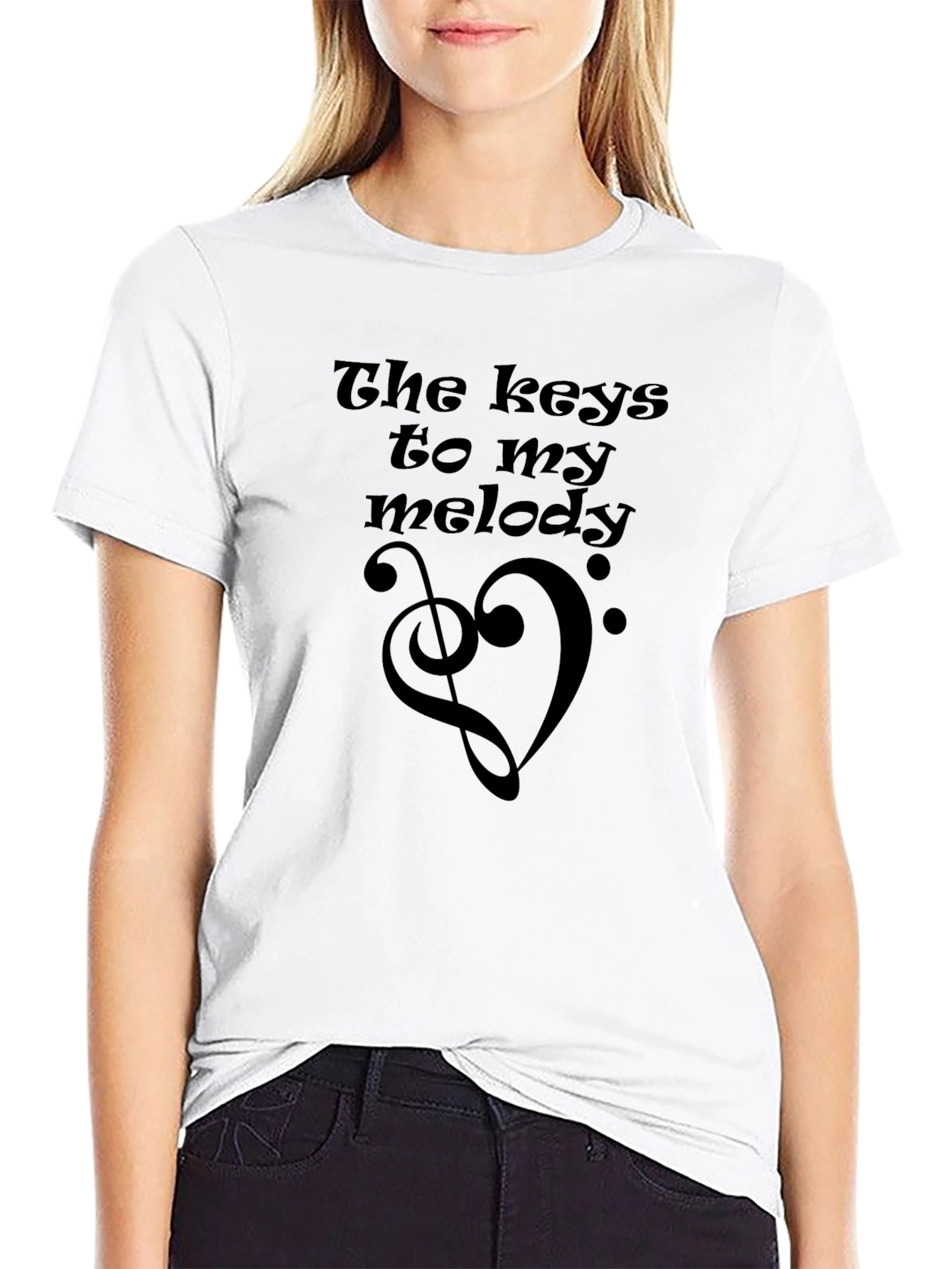 The Keys to My Melody Graphic T-Shirt